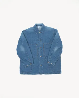 01-6120-95 - Utility Coverall - Used-Wash Denim