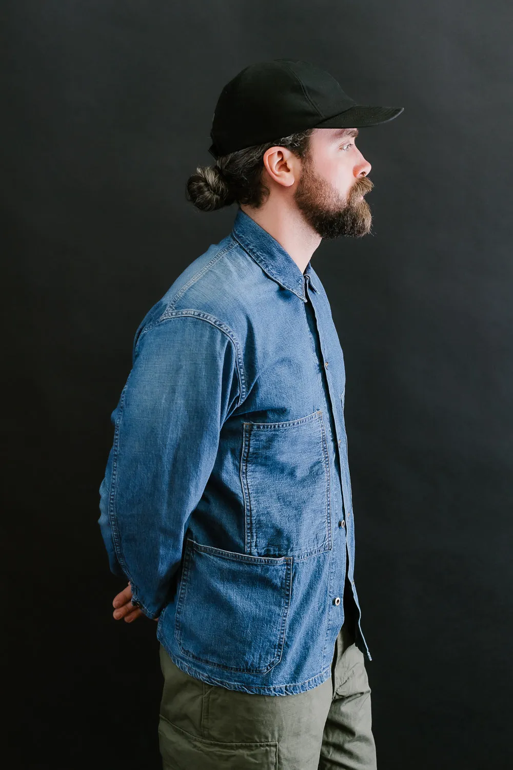 01-6120-95 - Utility Coverall - Used-Wash Denim