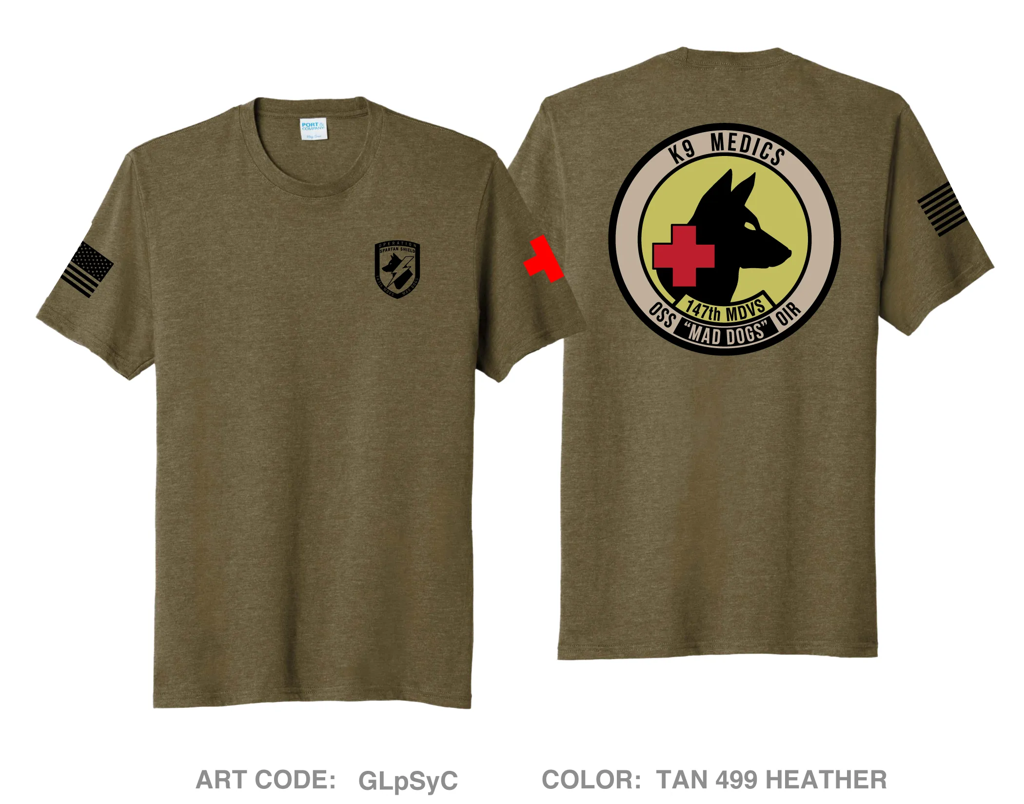 147th MDVSS Comfort Unisex Triblend SS Tee - GLpSyC