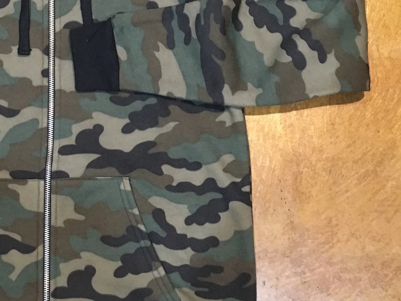3510CMO Royal Apparel Camo Fleece Full Zip Hoody