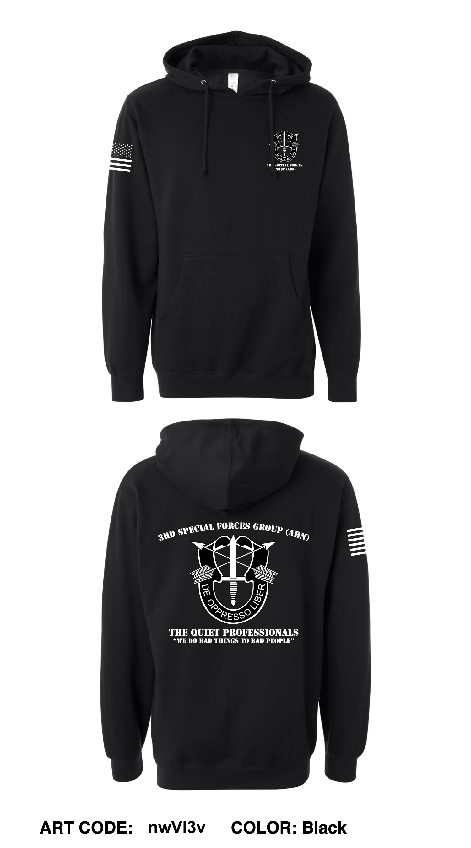 3Rd Special Forces Group (ABN) Store 1 Comfort Unisex Hooded Sweatshirt - nwVl3v