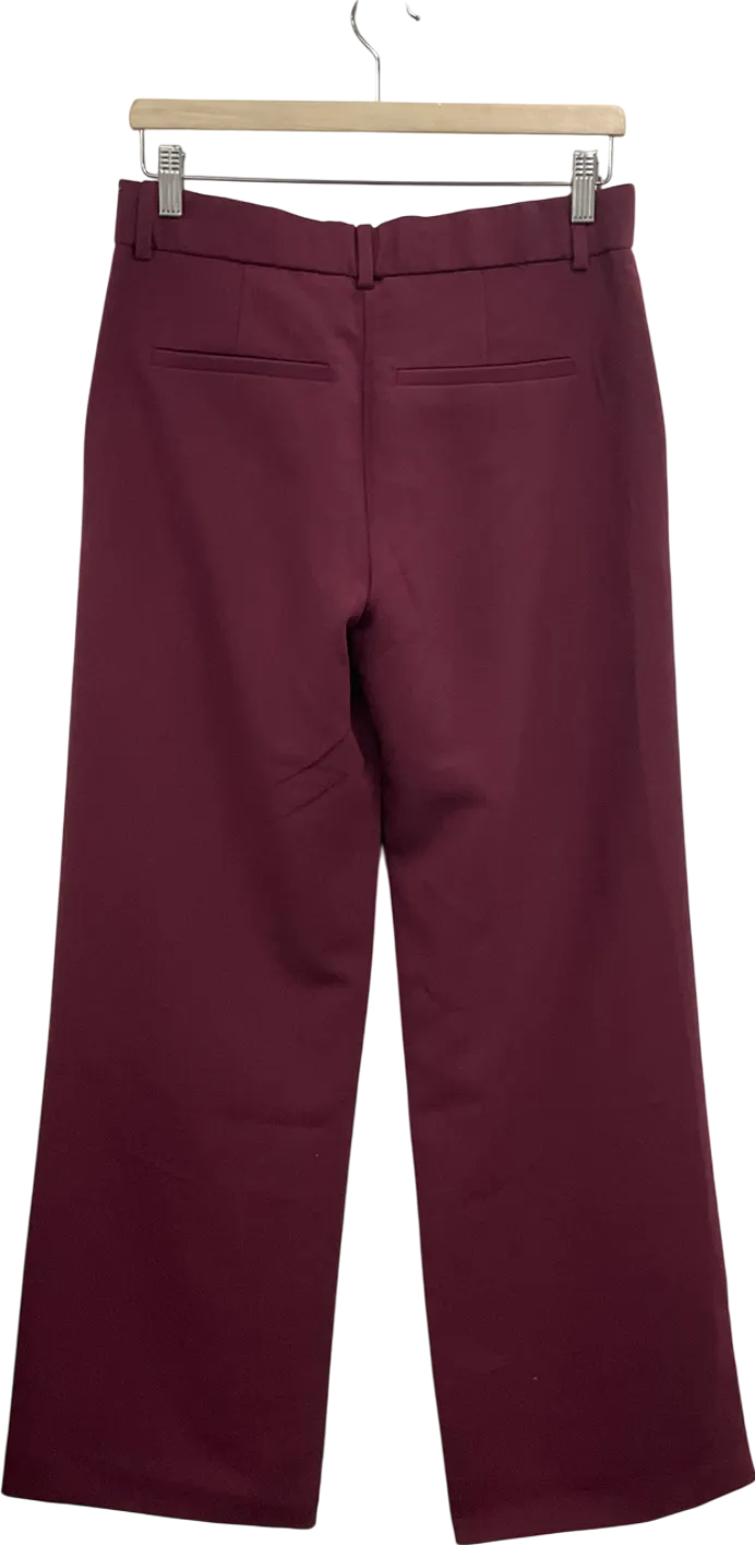 Abercrombie & Fitch Red Long Length Wide Leg Trousers W26