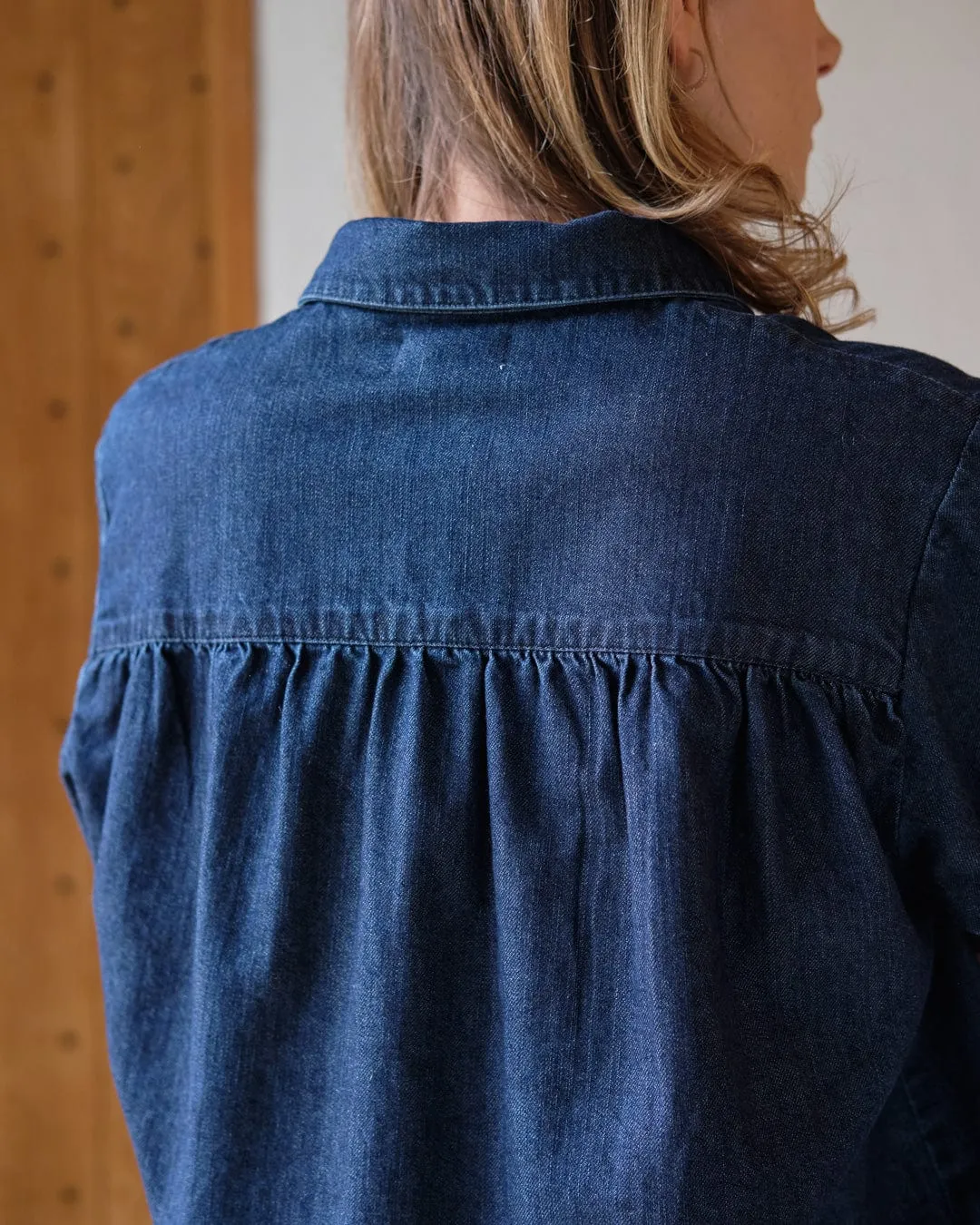 Ada Women's Cotton Blouse | Blue
