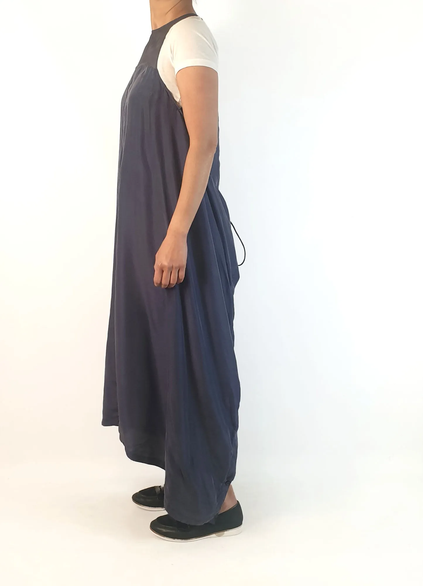 Alpha 60 navy silky feel dress size 10
