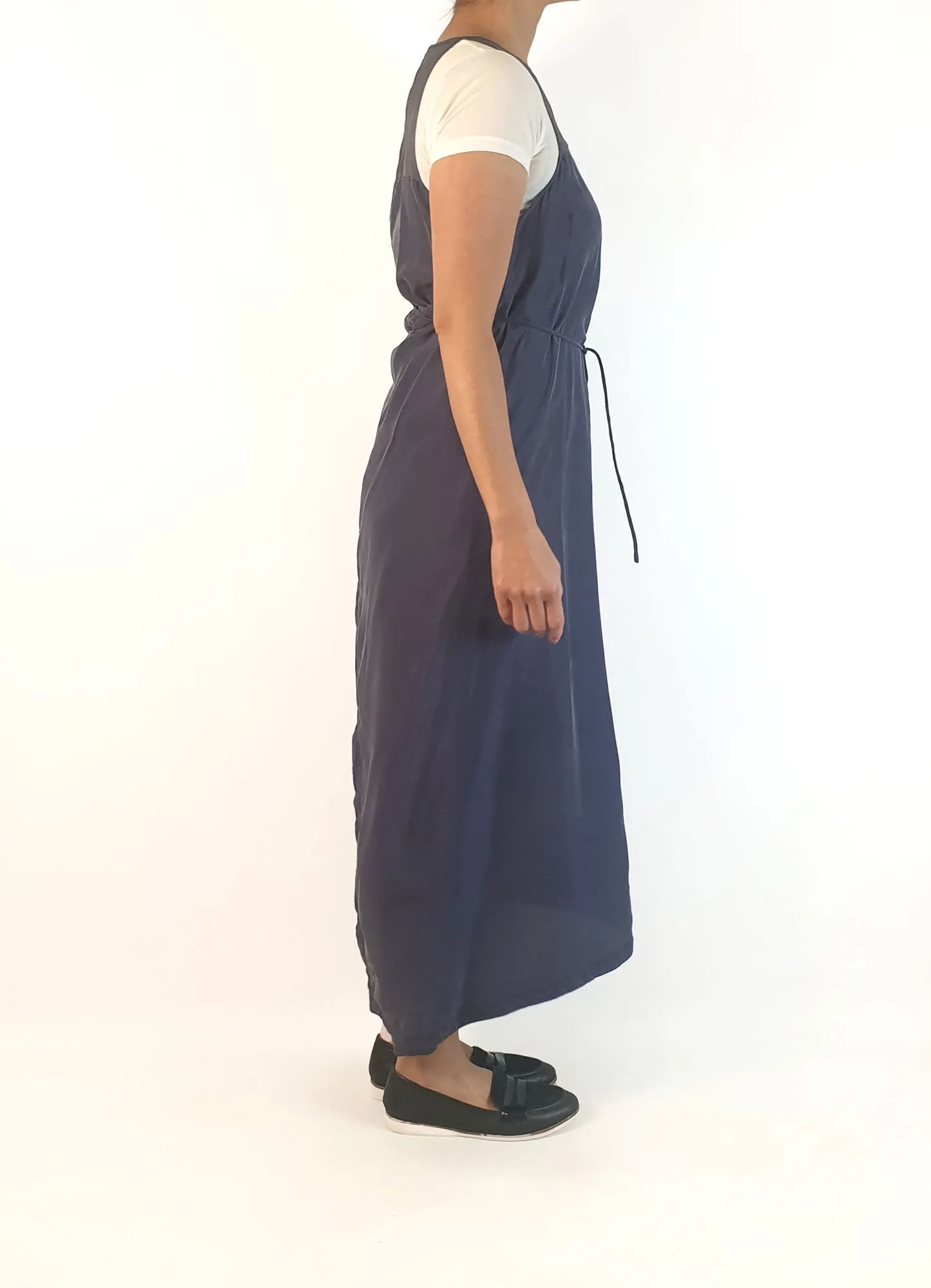 Alpha 60 navy silky feel dress size 10