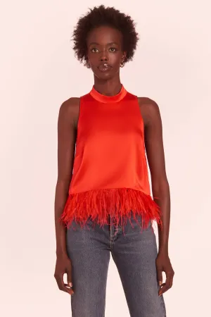 Amanda Uprichard Delfina Silk Top