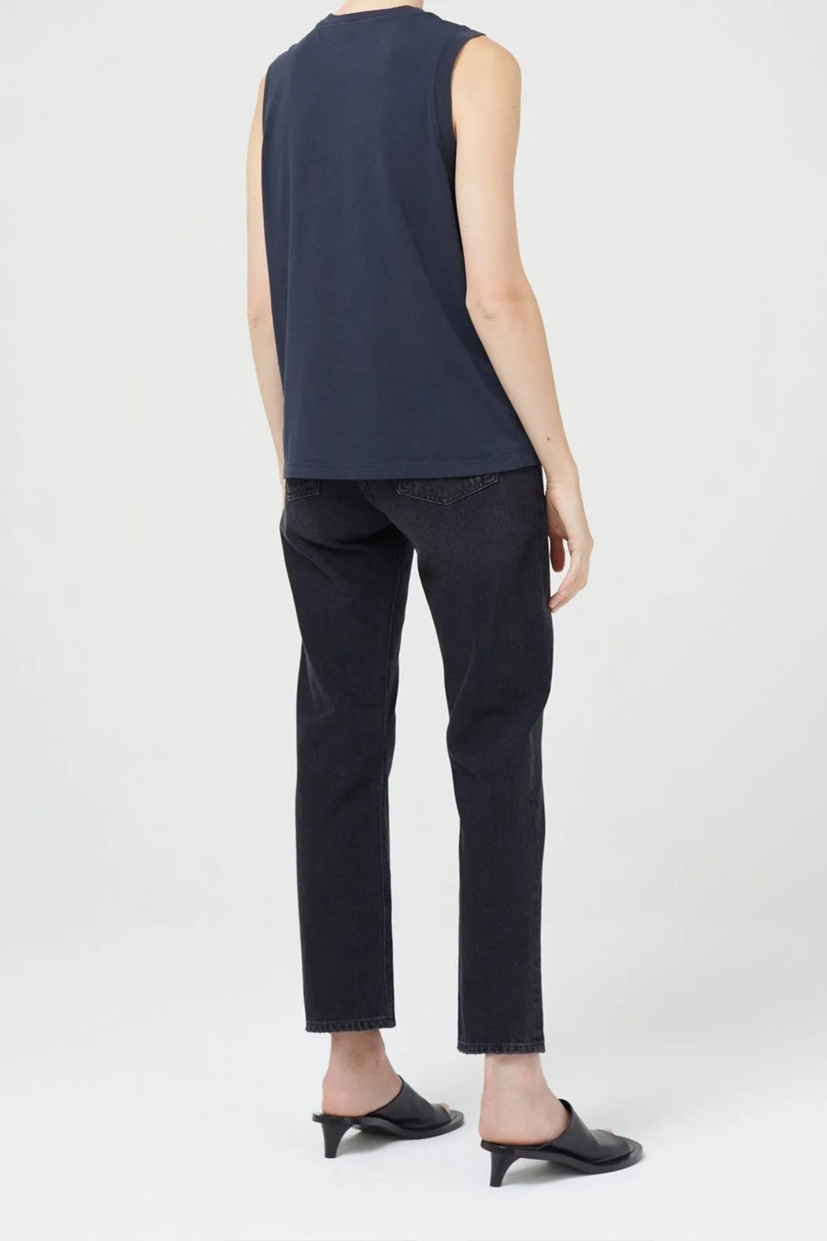 Amara Crewneck Tee in Nocturne