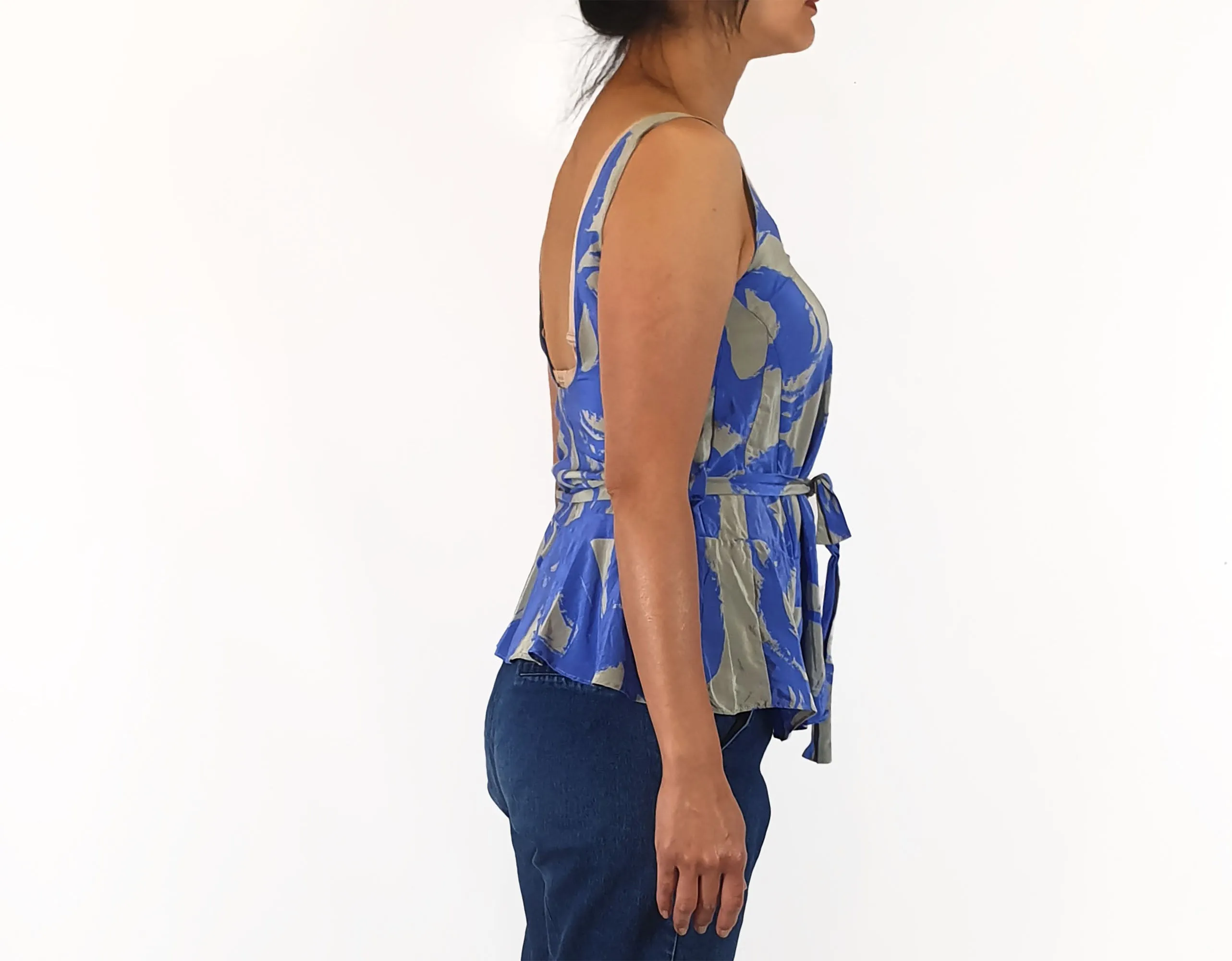 April, May silk top size small