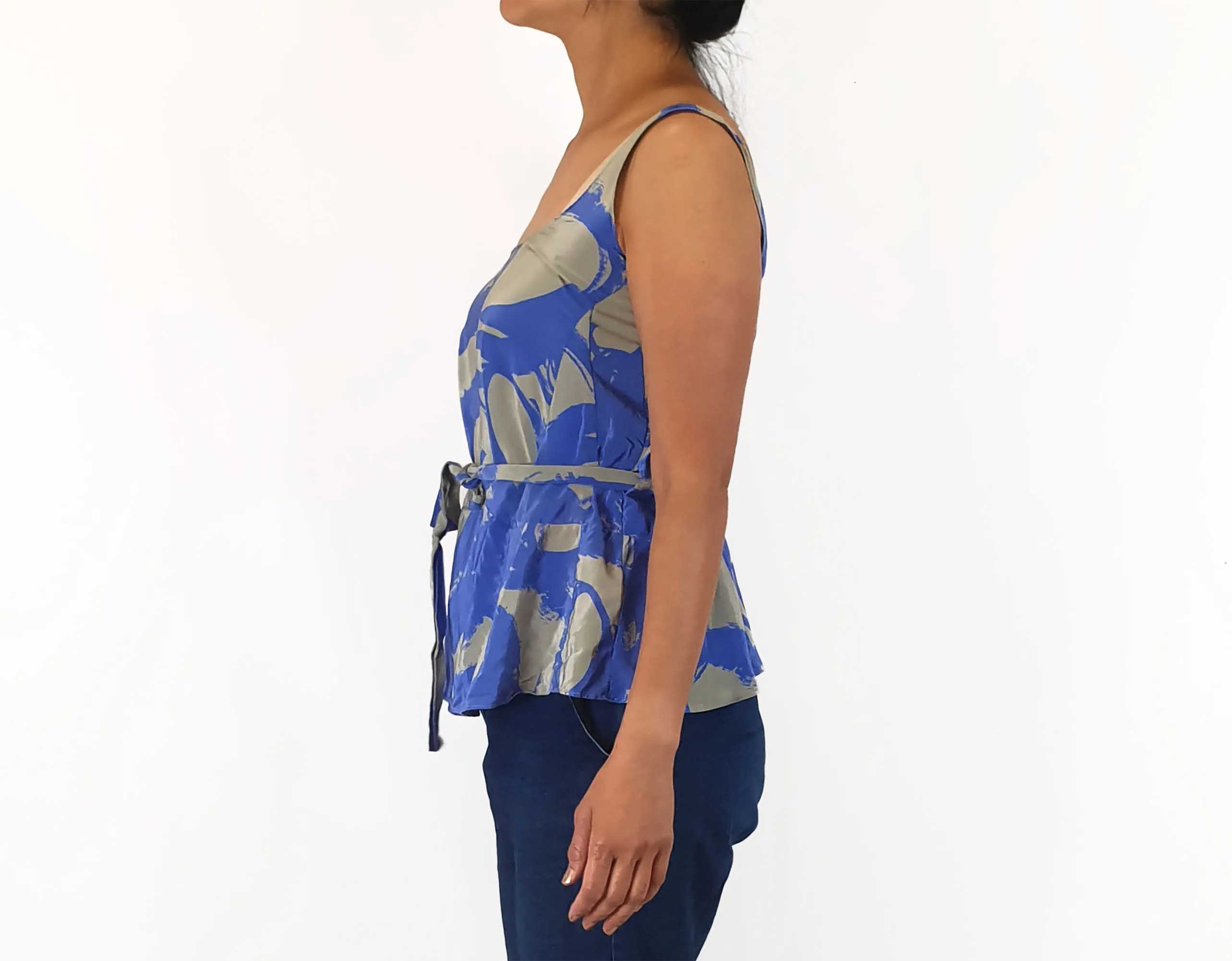 April, May silk top size small