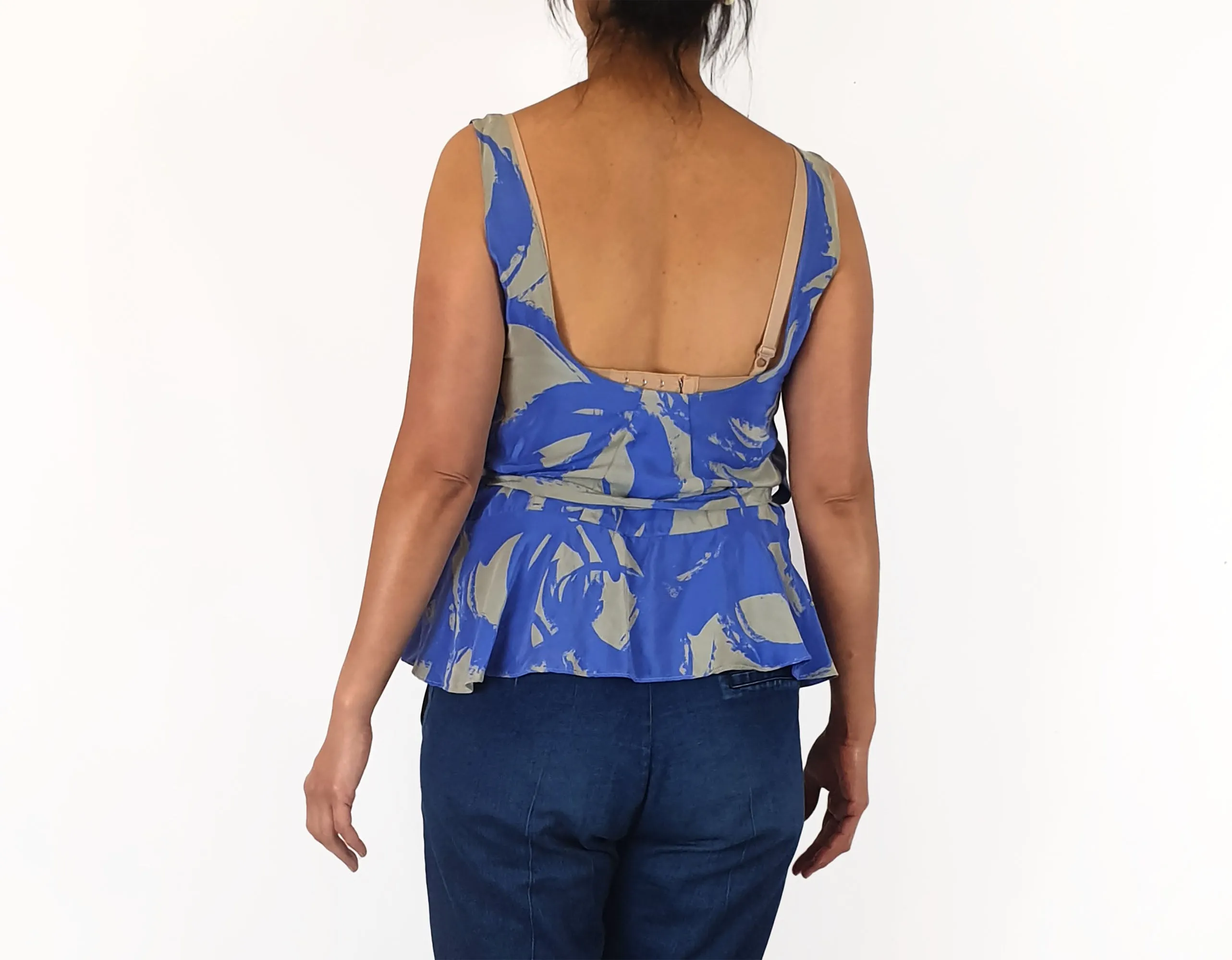 April, May silk top size small