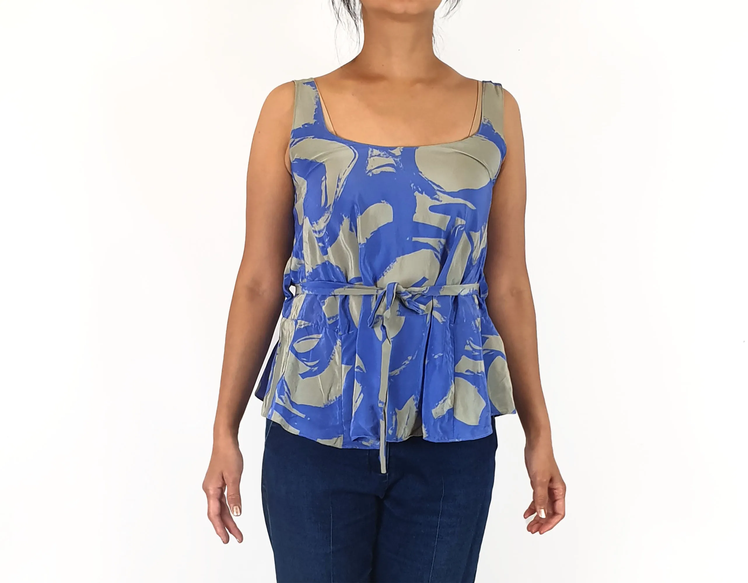 April, May silk top size small