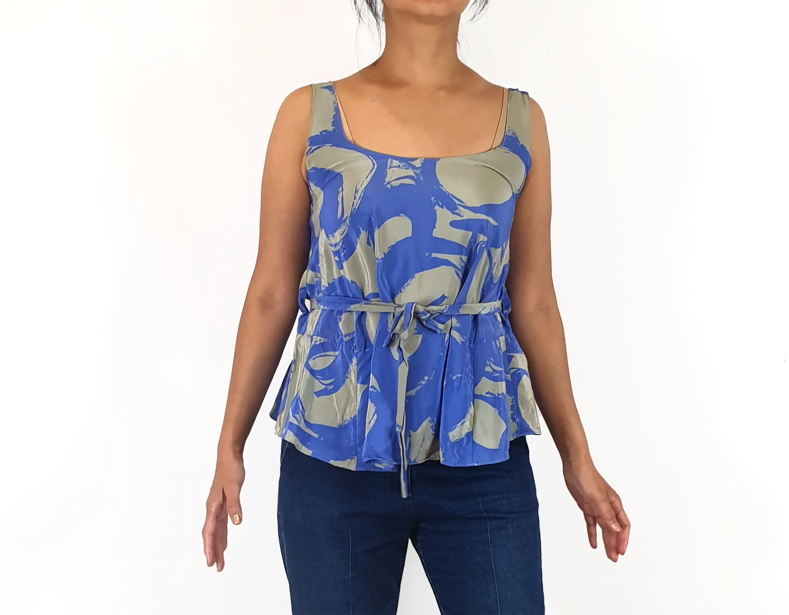 April, May silk top size small