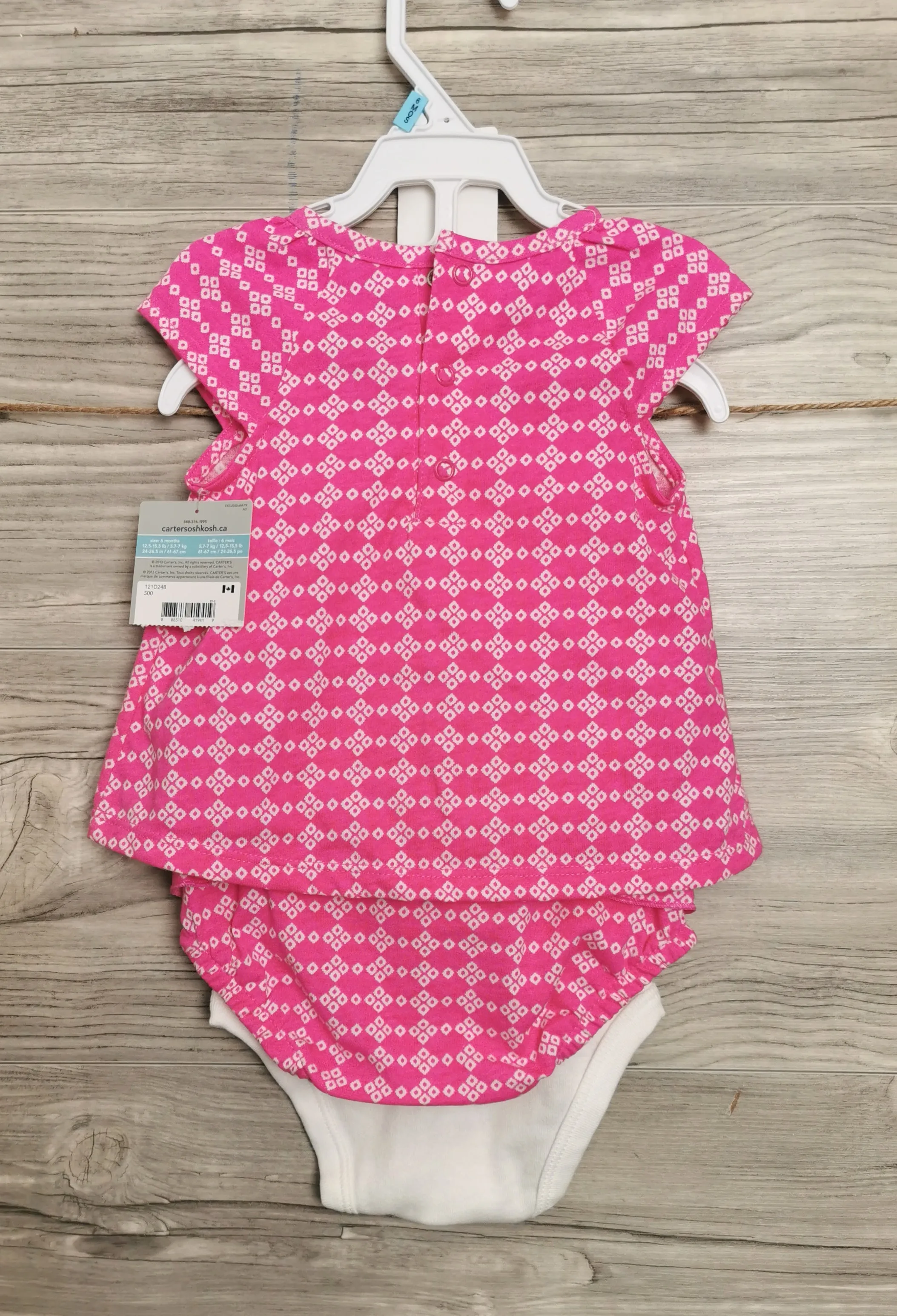 BABY GIRL SIZE 6 MONTHS - CARTER'S, 3-Piece Matching Summer Outfit NWT B42