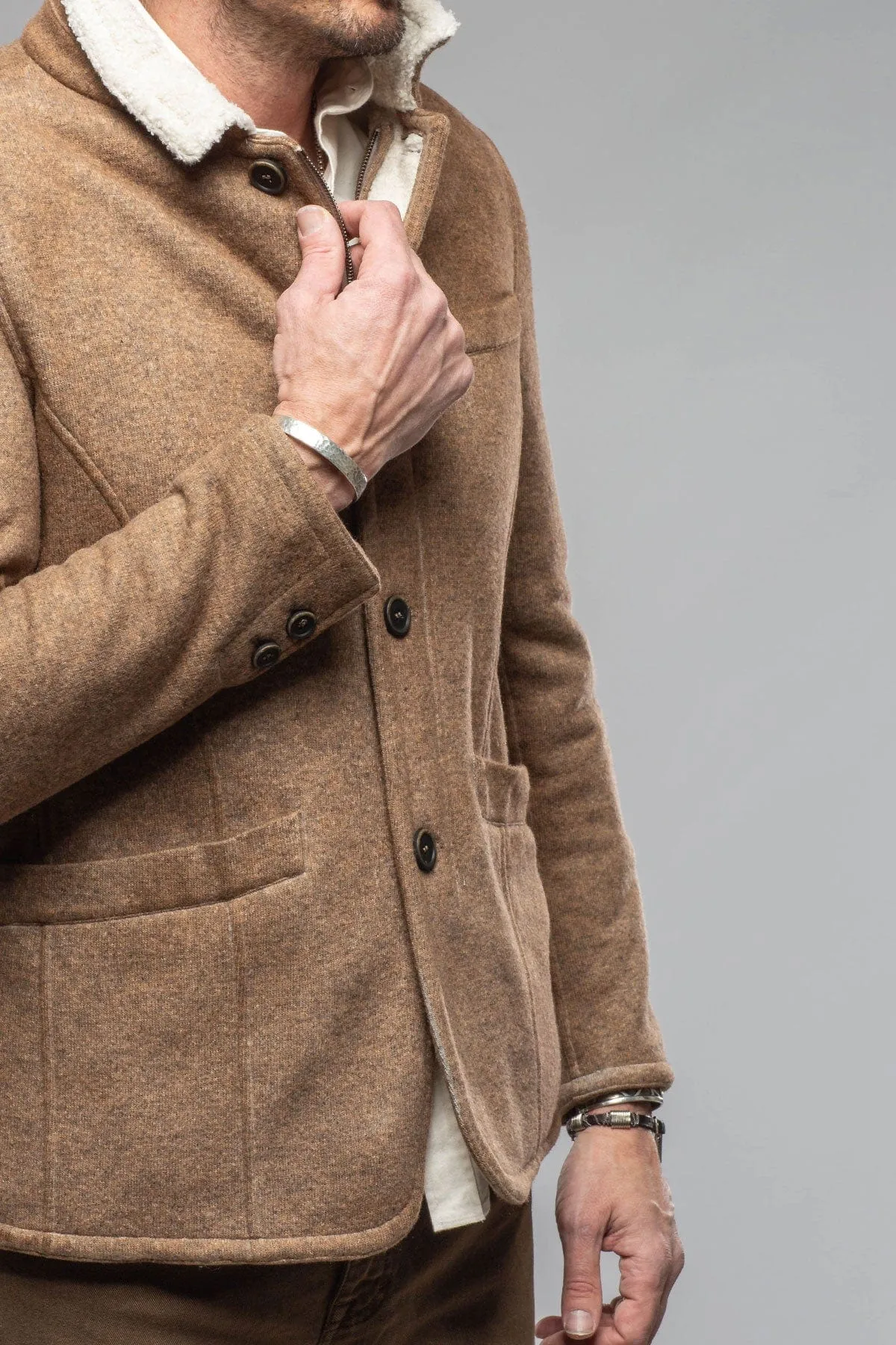 Bale Sherpa Jacket In Tan