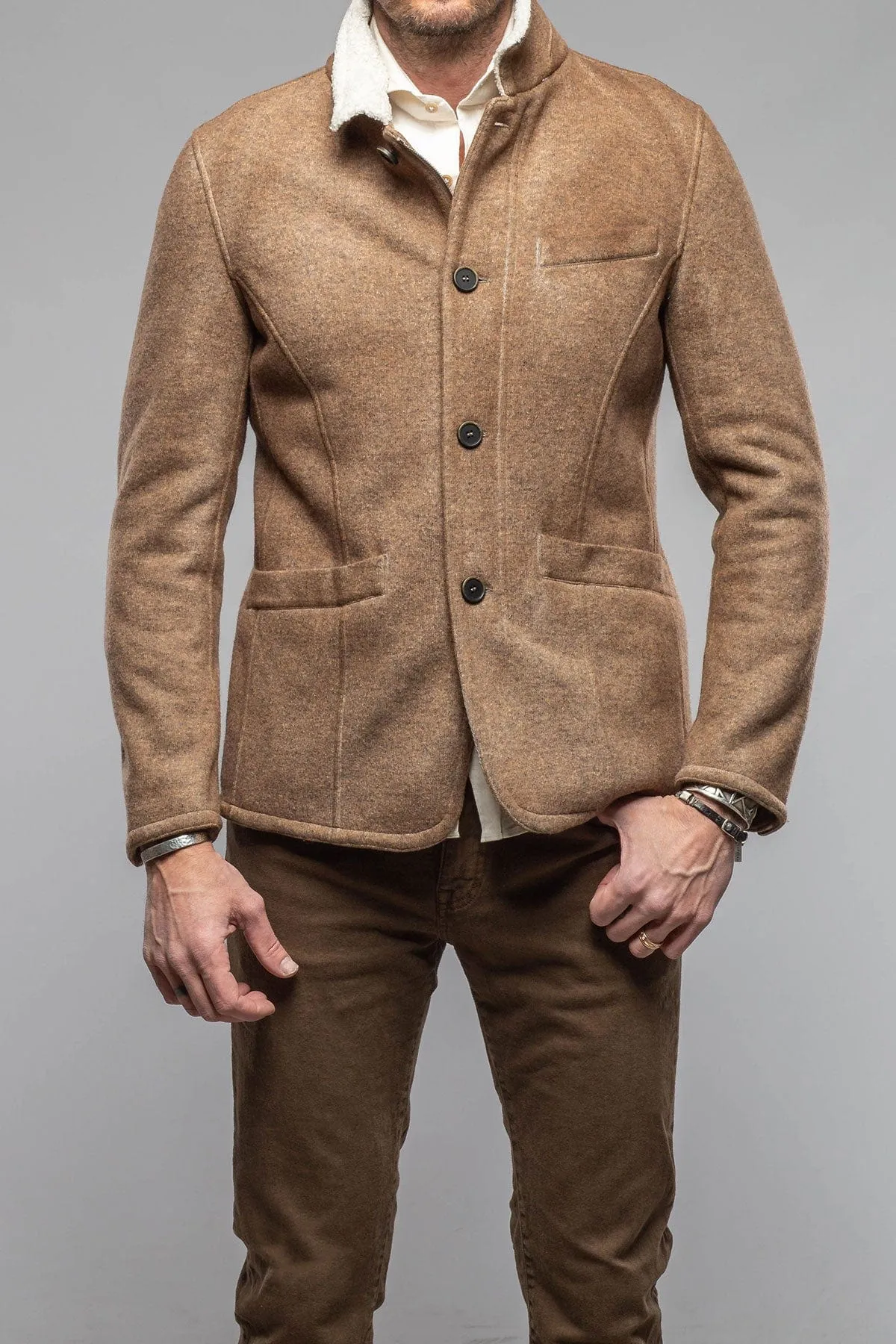 Bale Sherpa Jacket In Tan