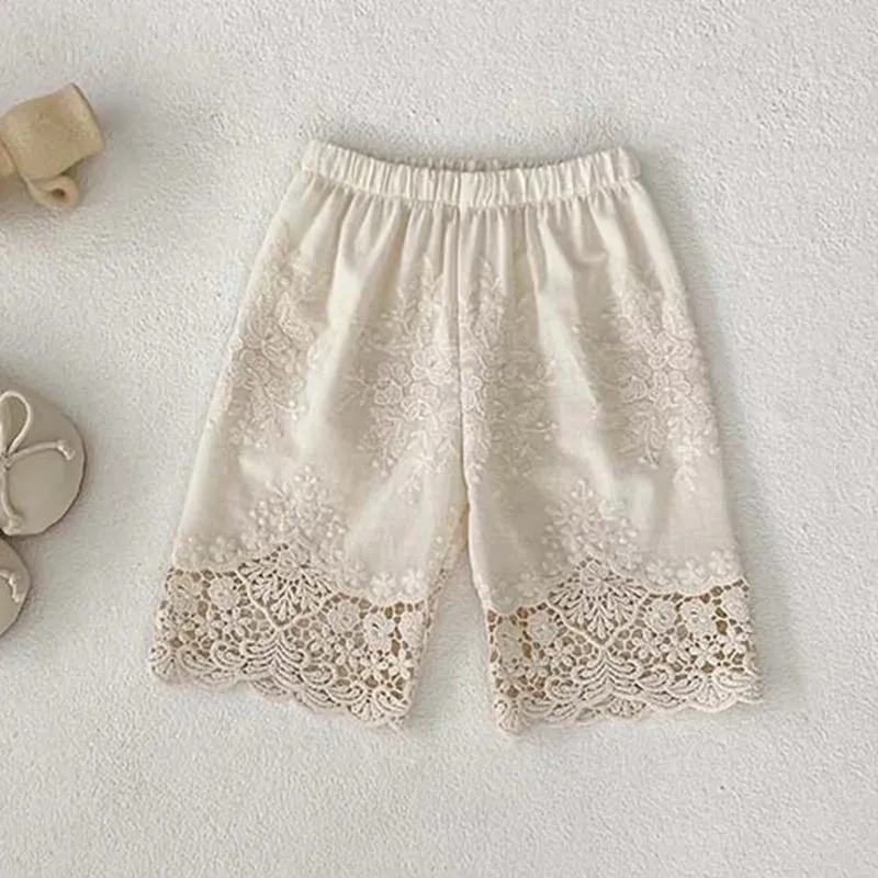 Belle Lace Top and Cropped Trouser Set