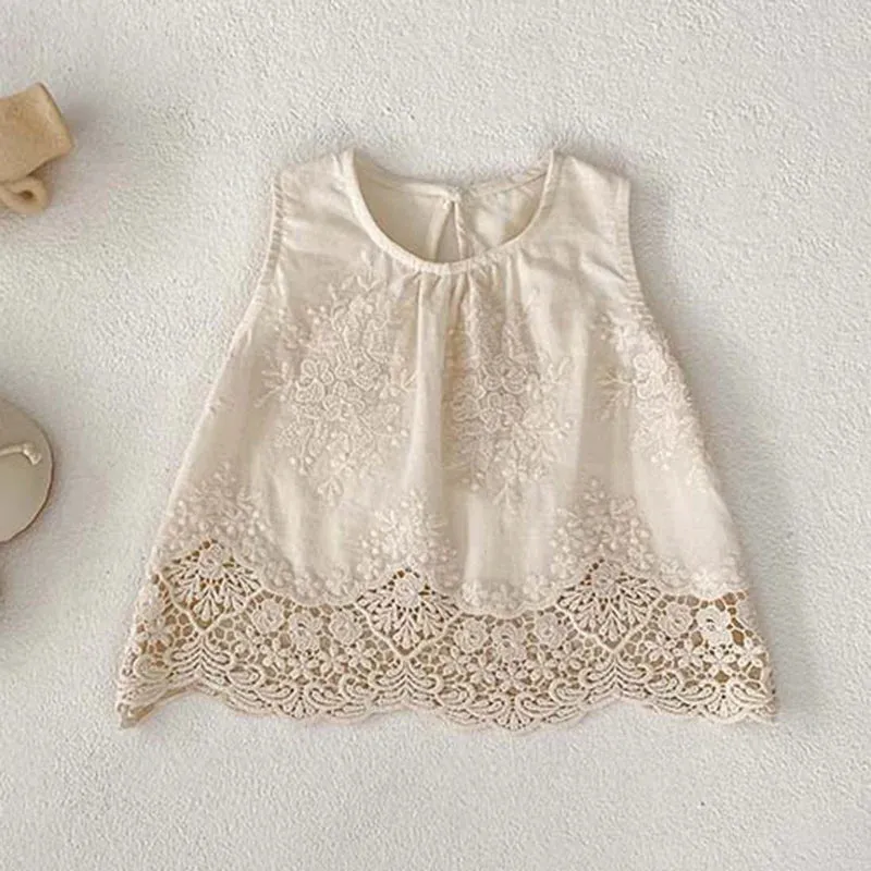 Belle Lace Top and Cropped Trouser Set