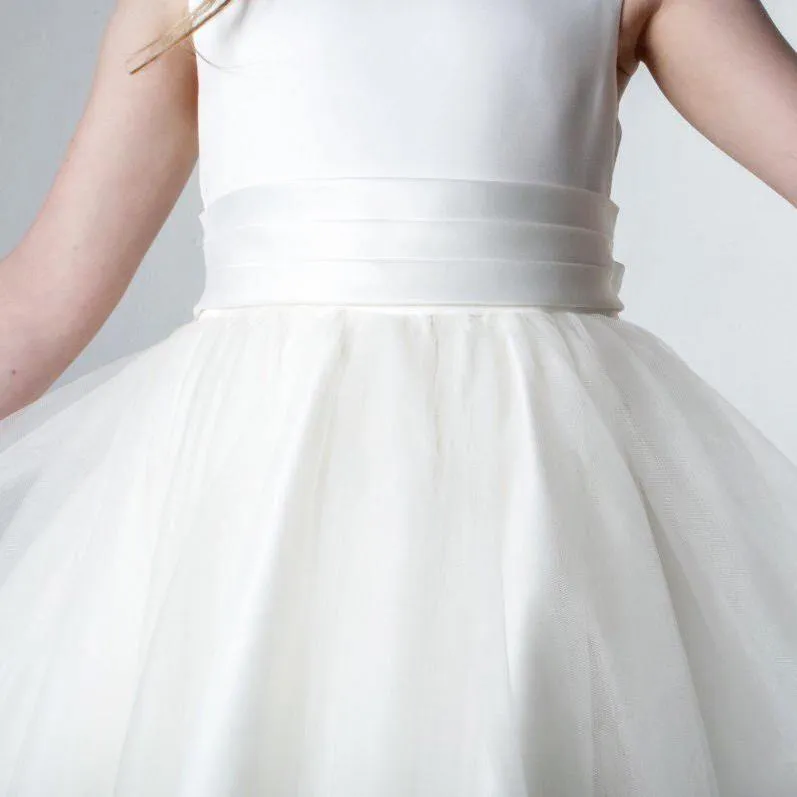 Betsy Ivory Flower Dress