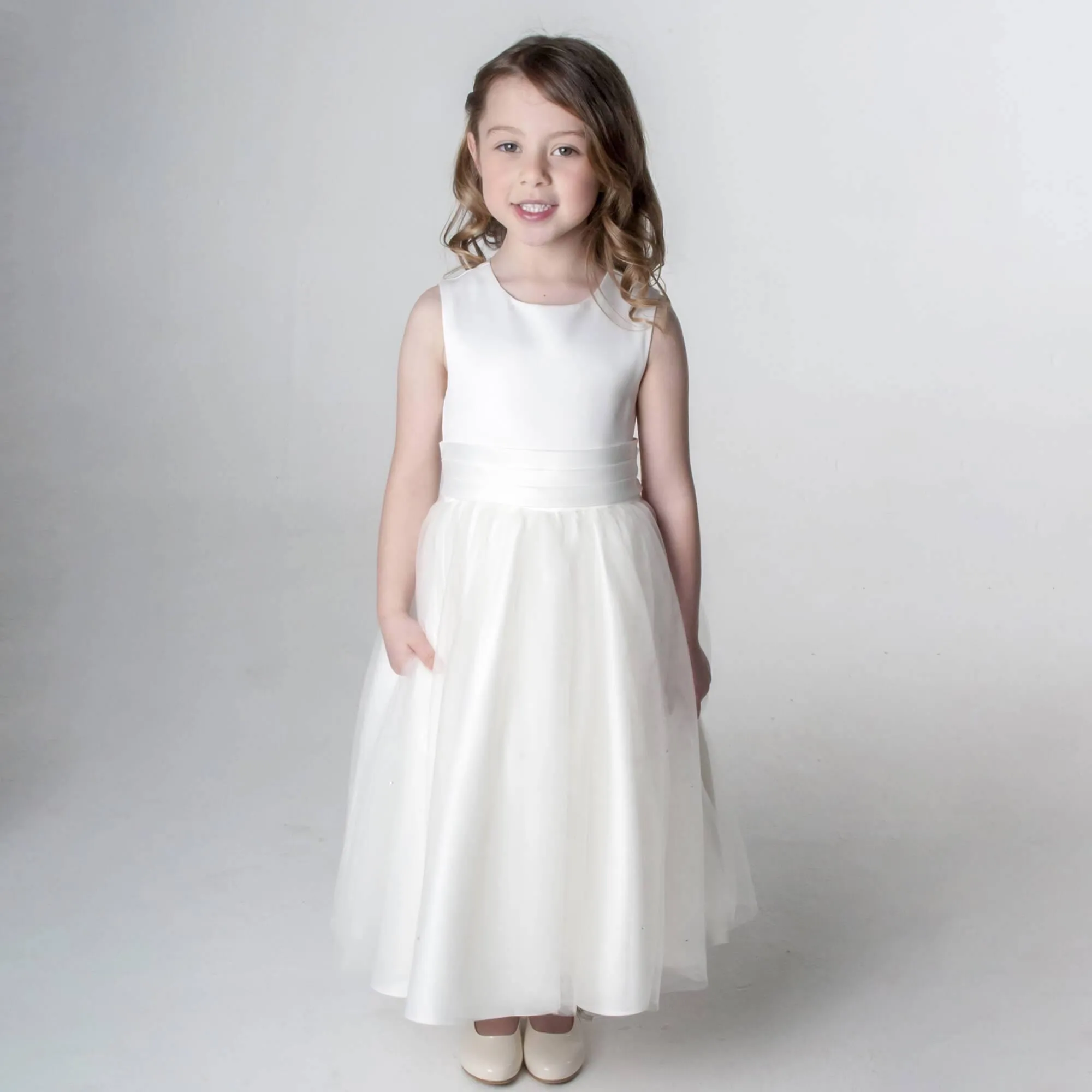 Betsy Ivory Flower Dress