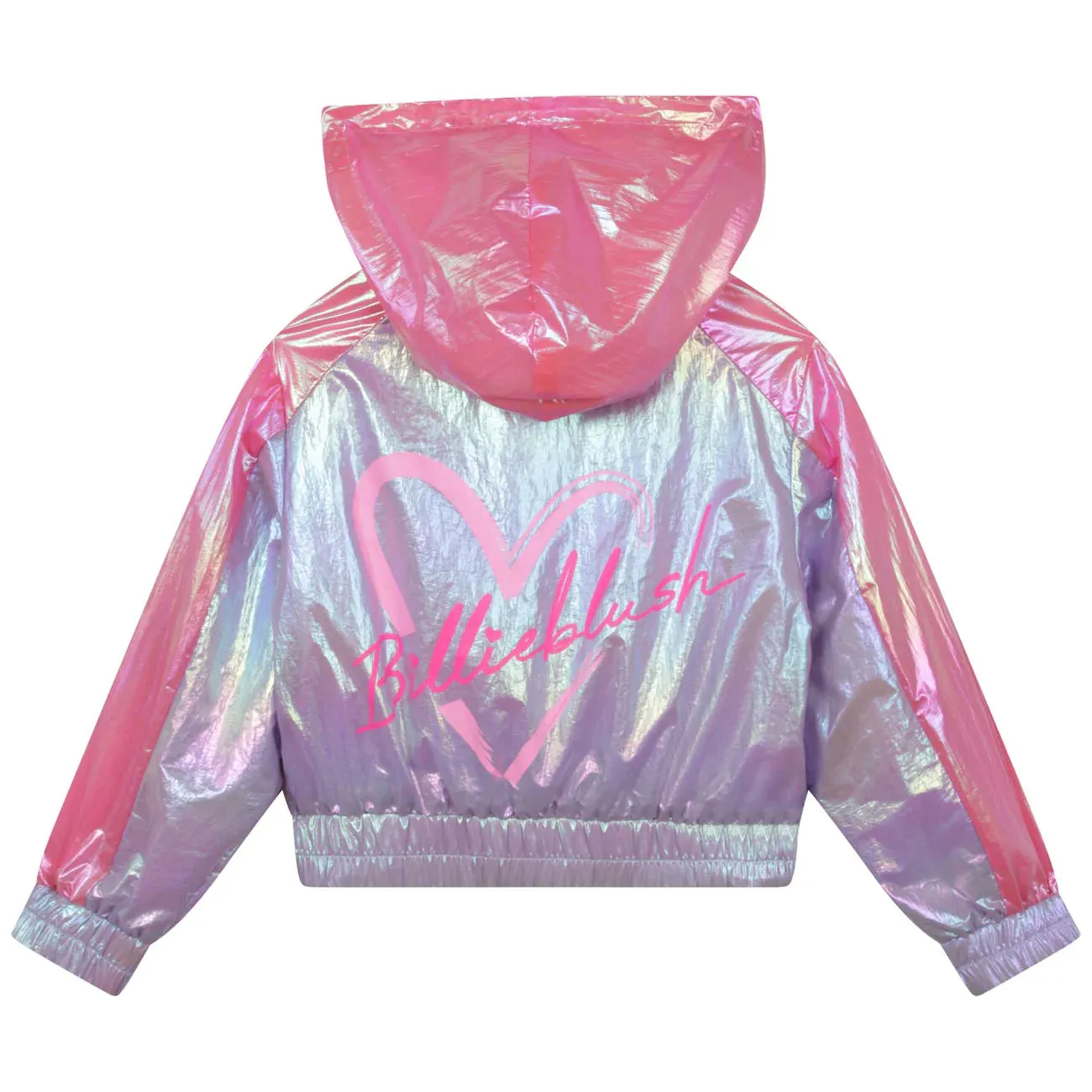 Billie Blush - Hooded Iridescent Windbreaker