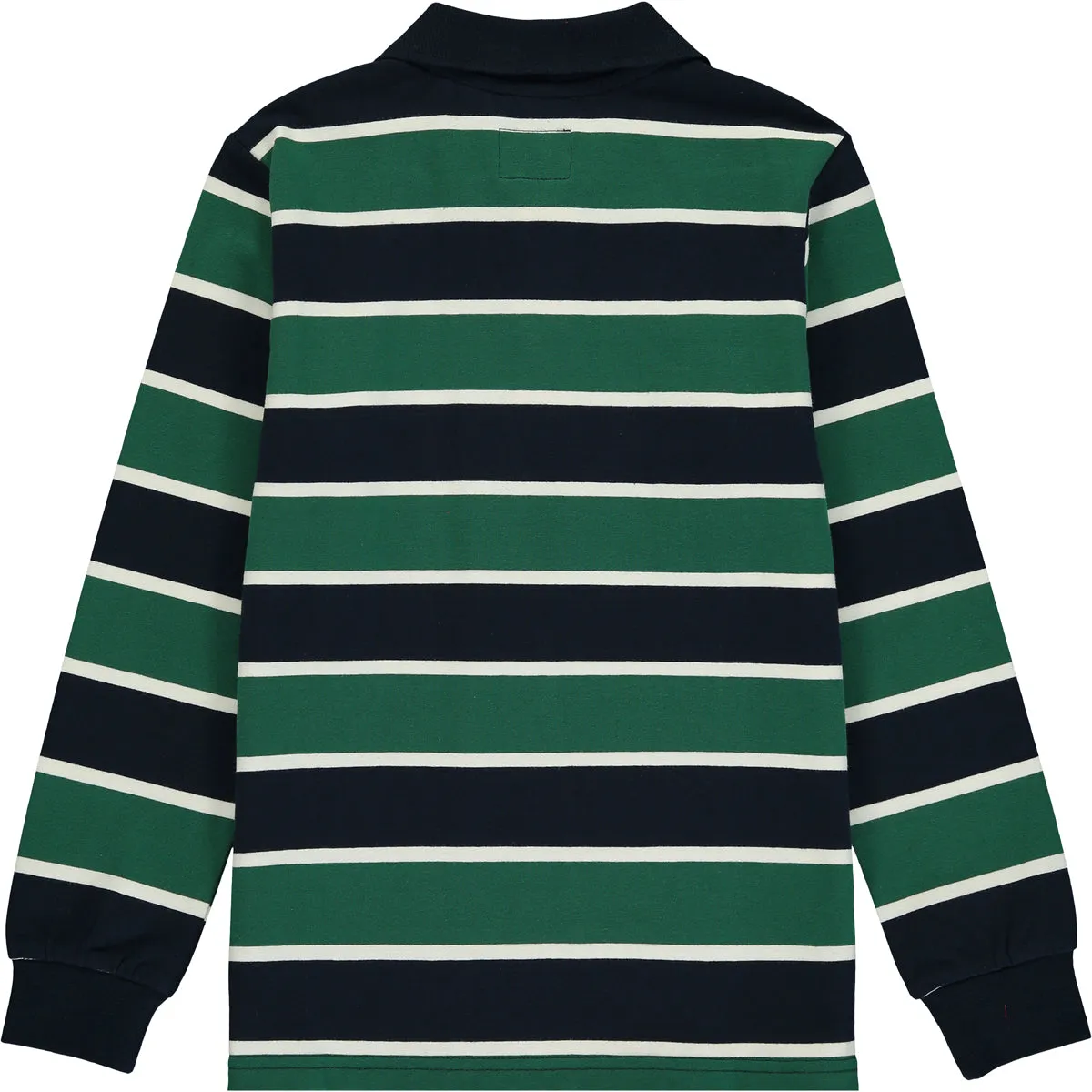 Boys Blue and Green Cotton Polo Shirt