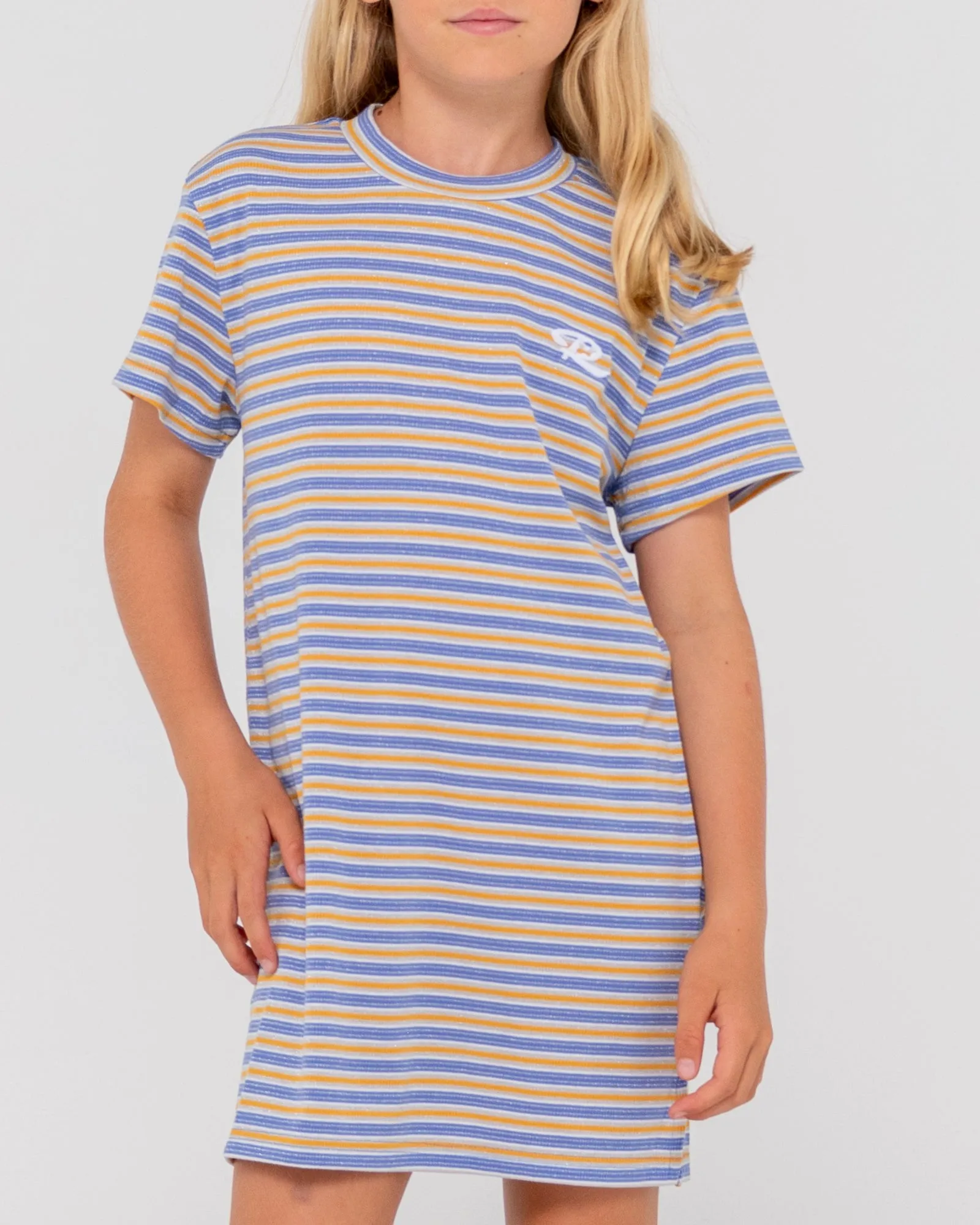 Camila Stripe T Shirt Dress Girls