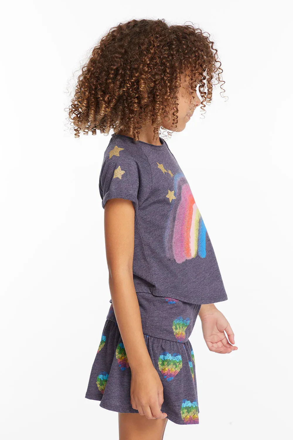 CHASER- Painted Rainbow Girls Tee