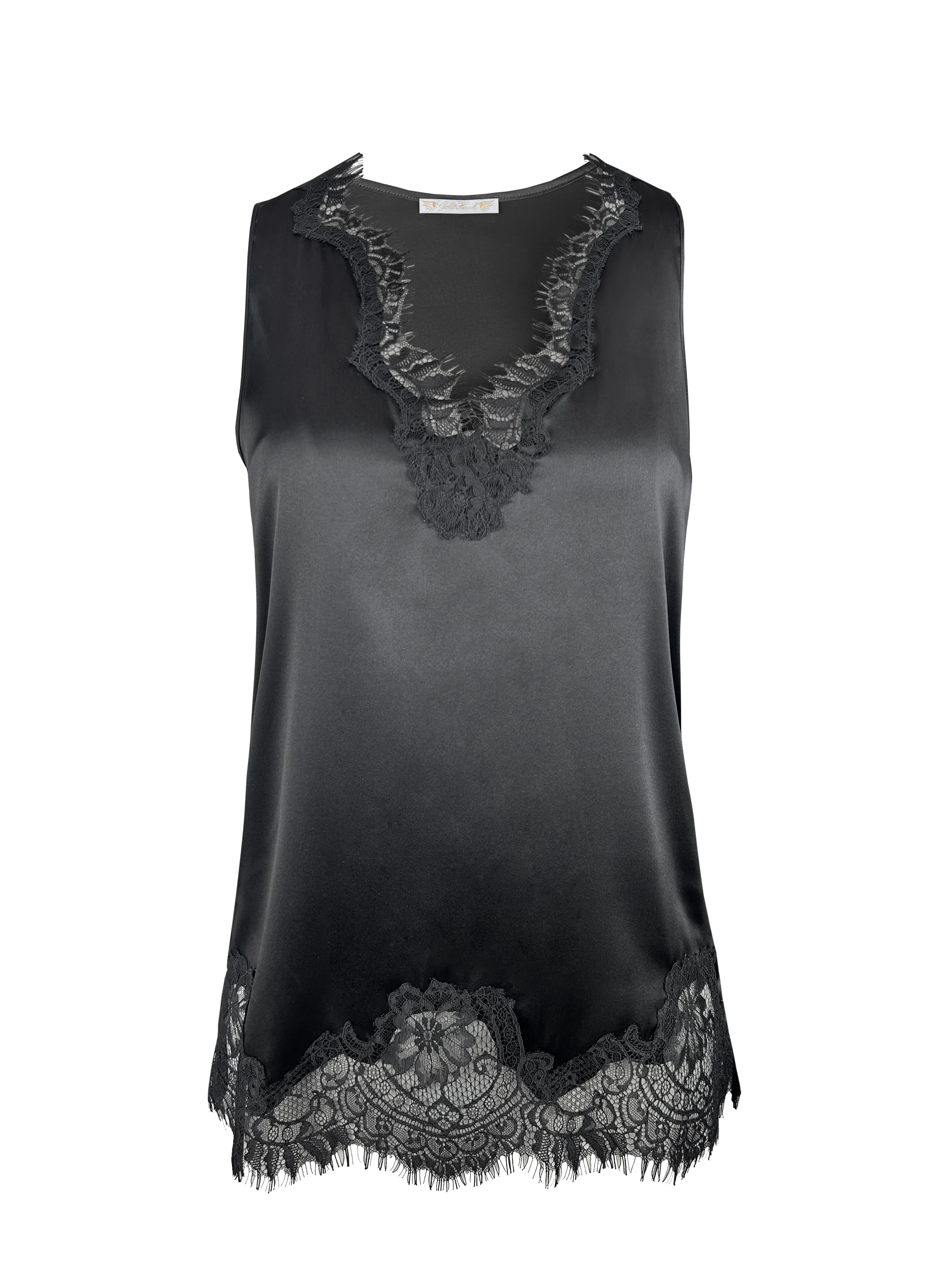 Coco Lace Tank - Black