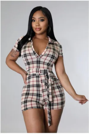 Color Block Romper