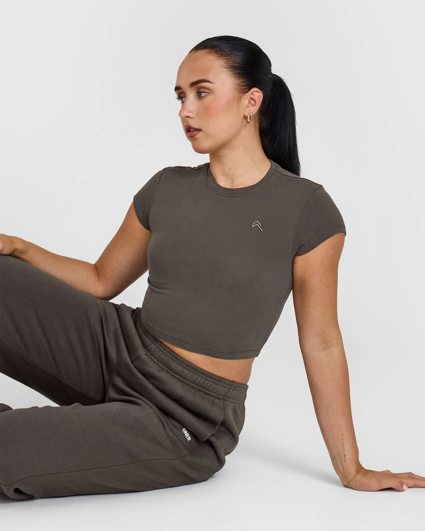 Cotton Icon Baby T-Shirt | Deep Taupe