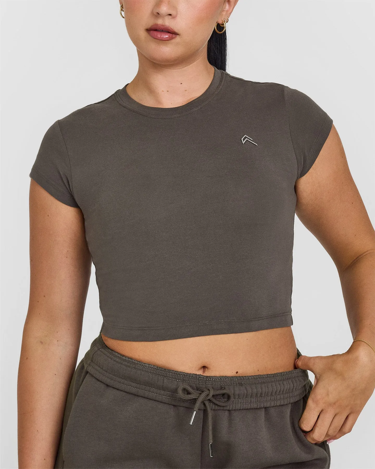 Cotton Icon Baby T-Shirt | Deep Taupe