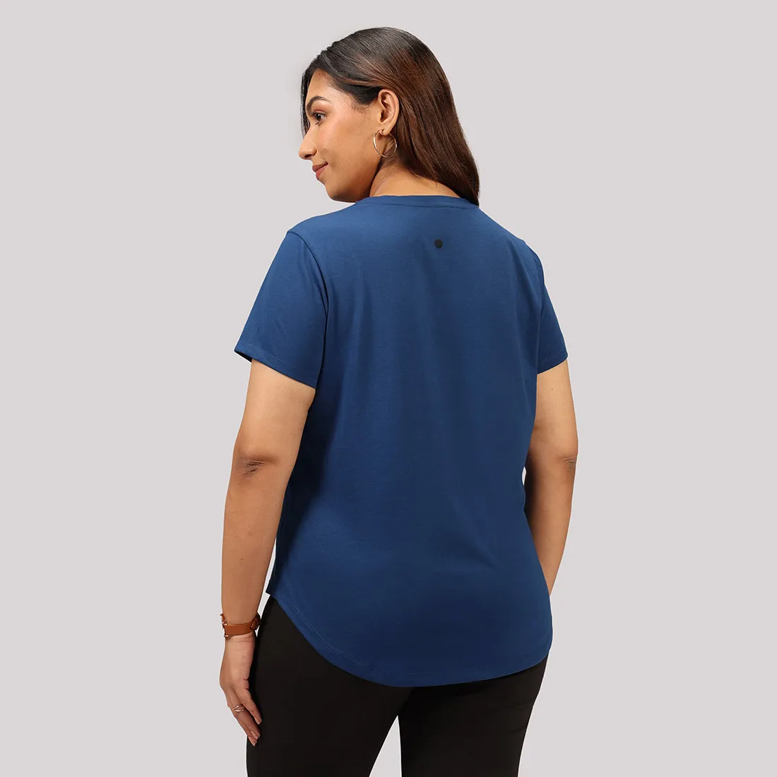 Cotton Pro Curved Hem Tee