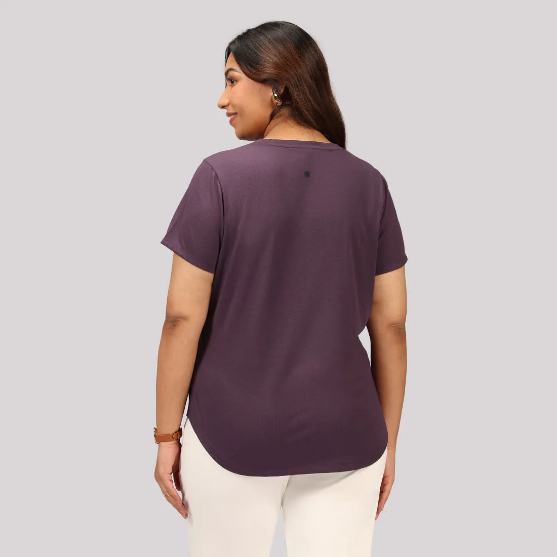 Cotton Pro Curved Hem Tee