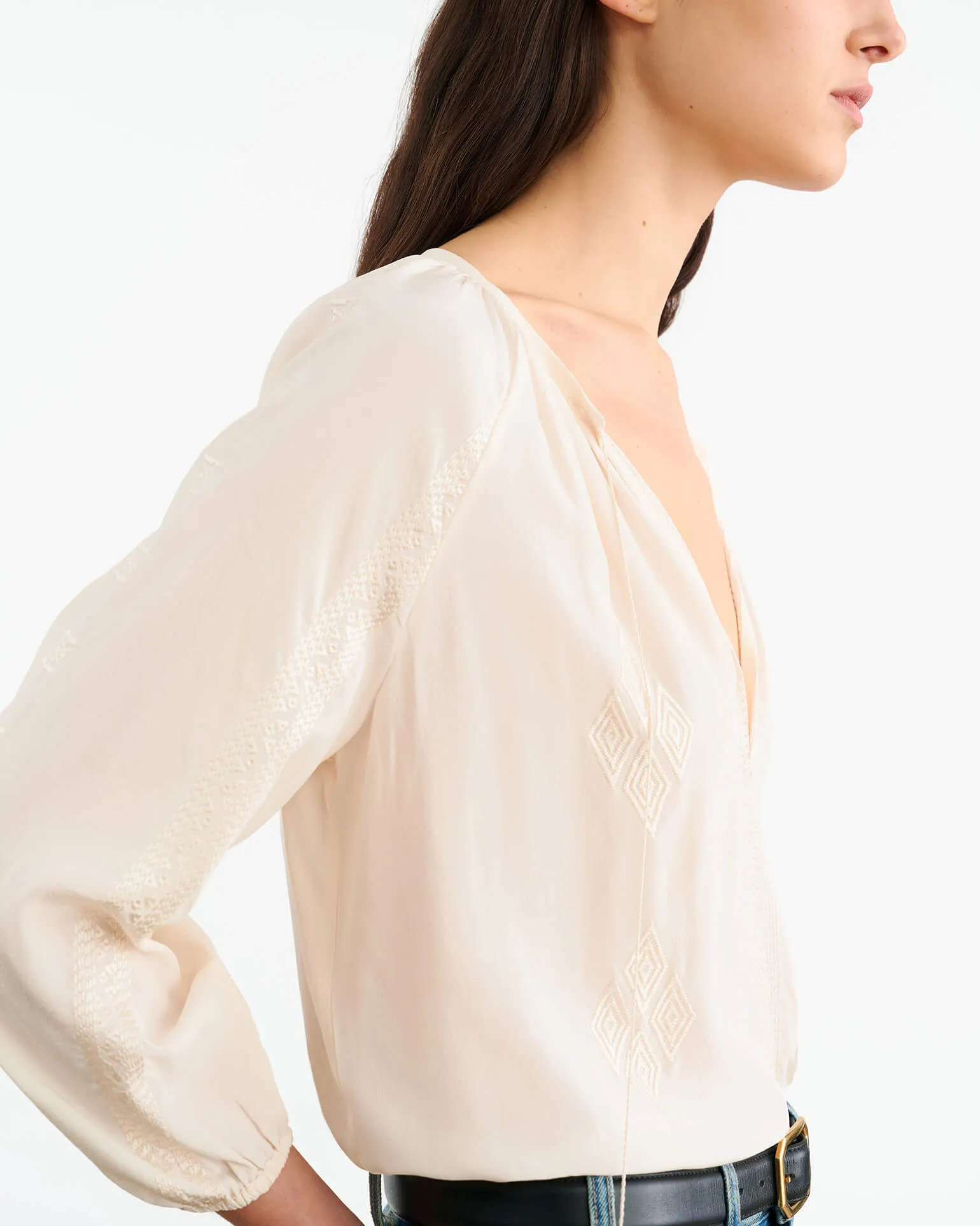 CRISTO SILK BLOUSE