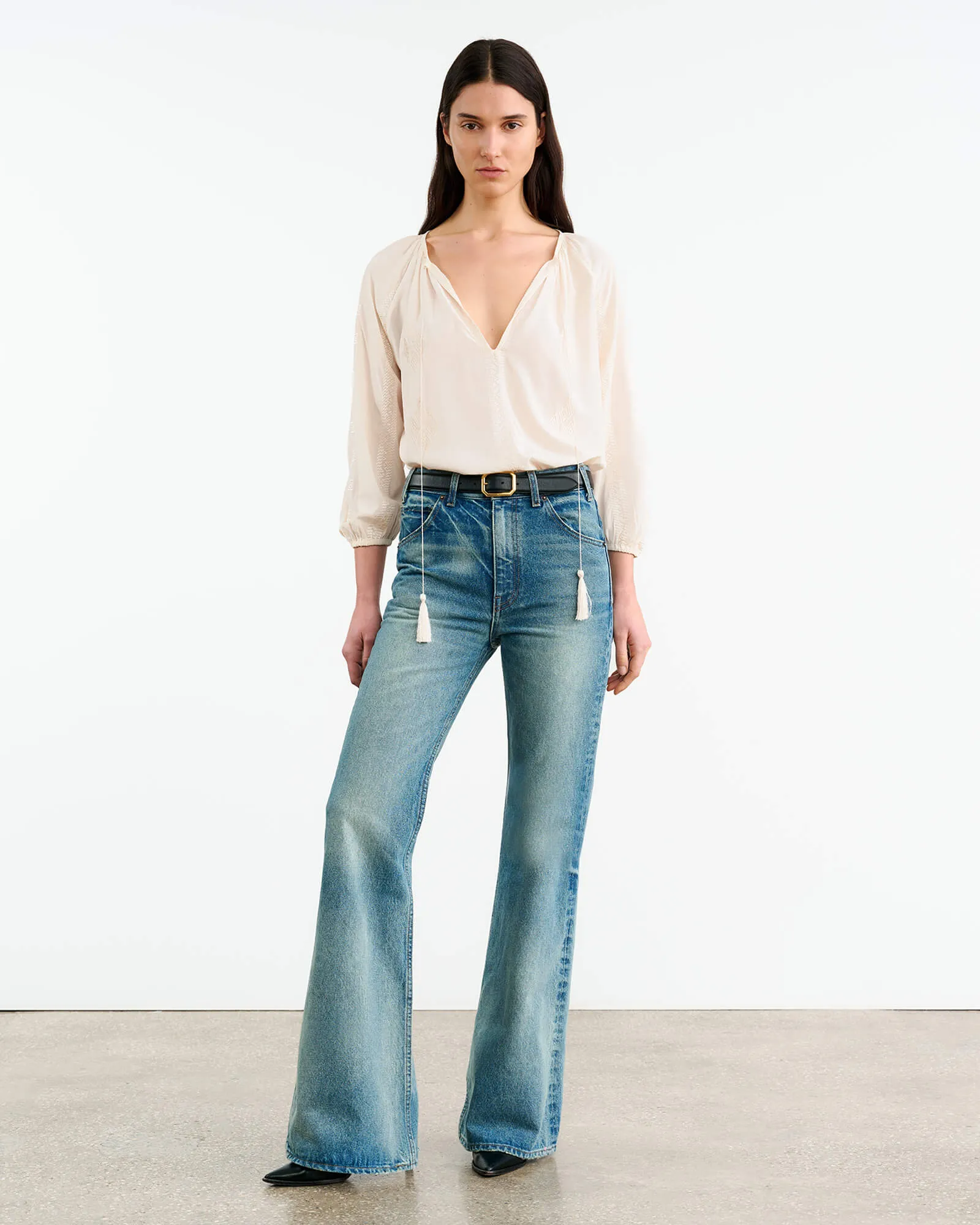 CRISTO SILK BLOUSE