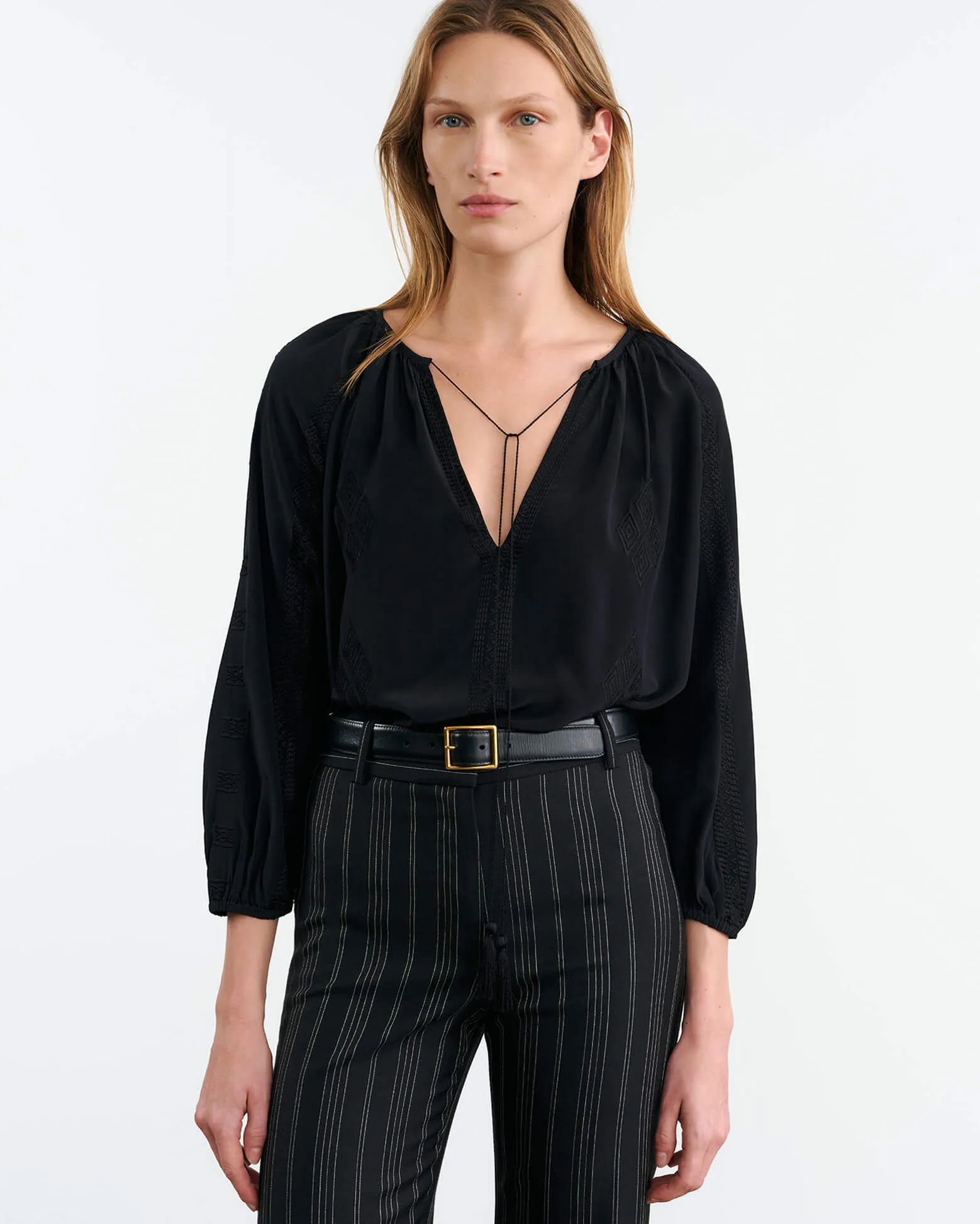 CRISTO SILK BLOUSE