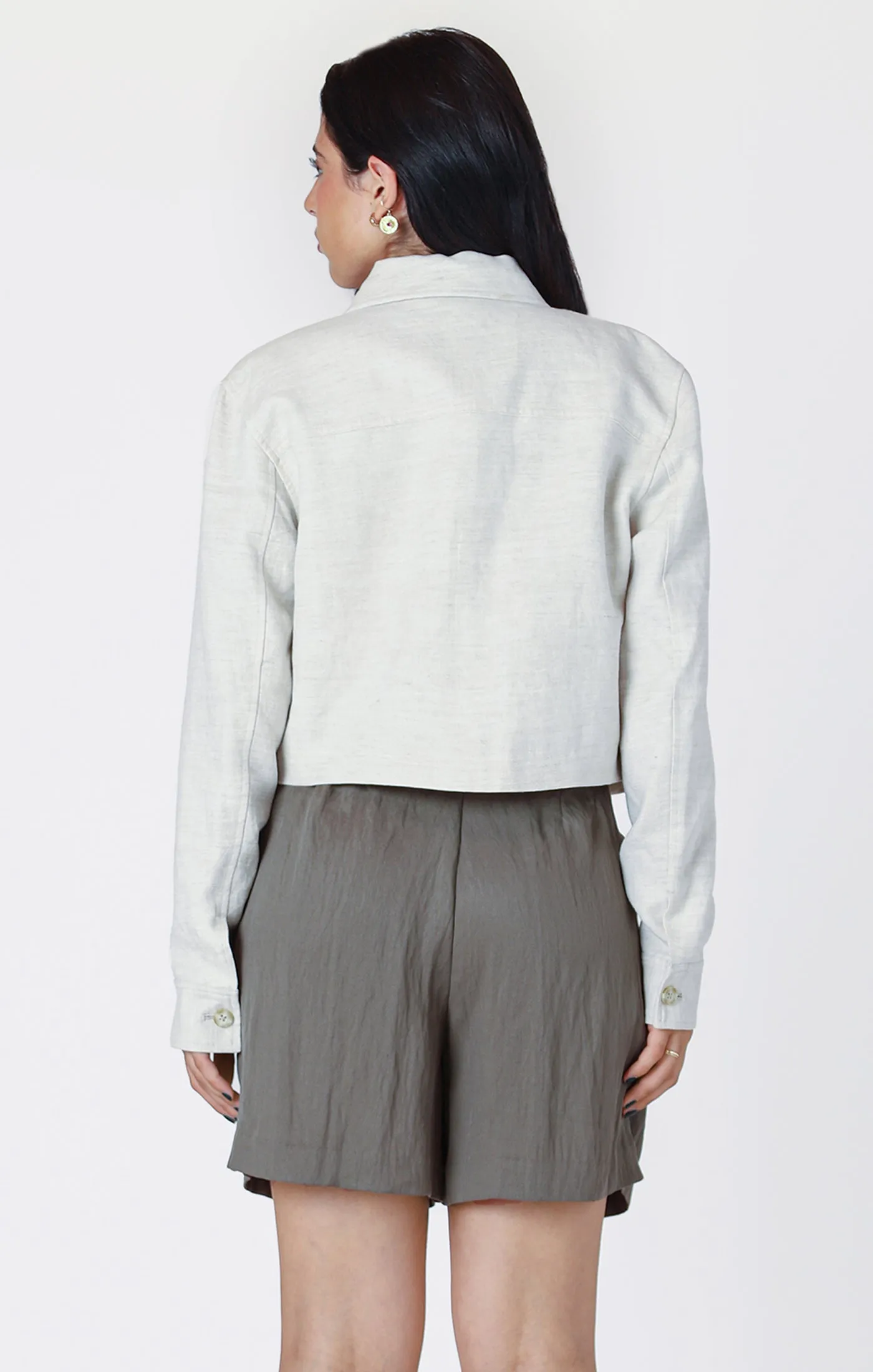 CROPPED UTILITY JACKET
