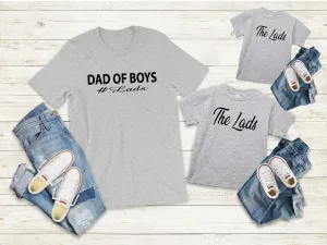 Dad Of Boys Tshirts #Lads