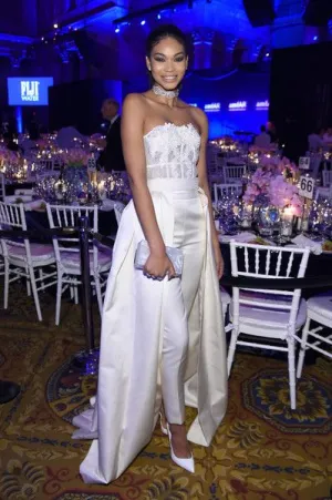 detachable skirt bridal jumpsuit for weddings lace applique elegant sweetheart neck cheap pant suit