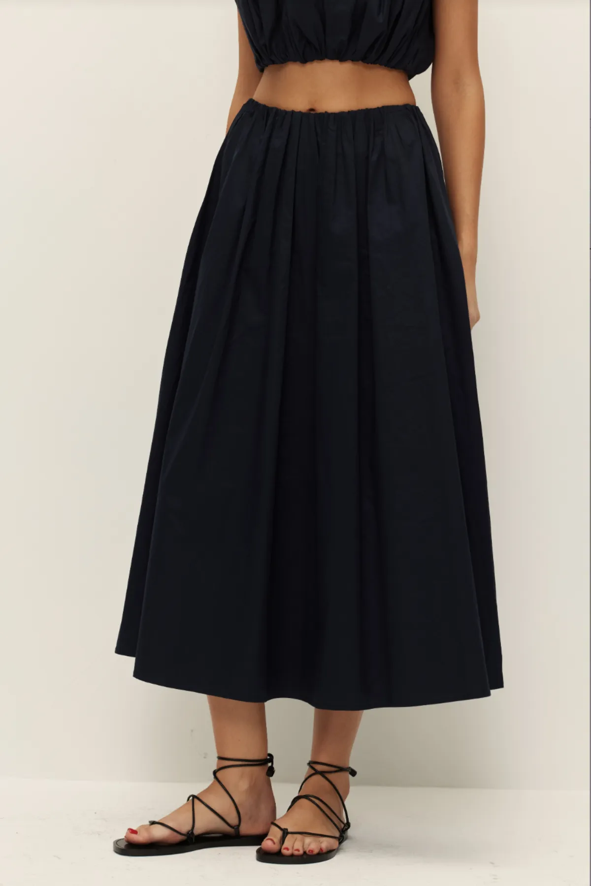ELODIE | Bari Poplin Skirt