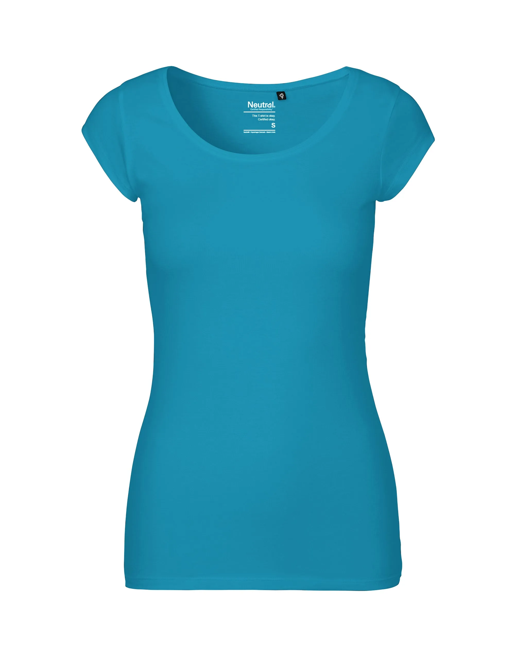 Fairtrade Organic Roundneck T-shirt: Womens