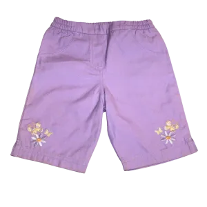 Floral cropped trousers