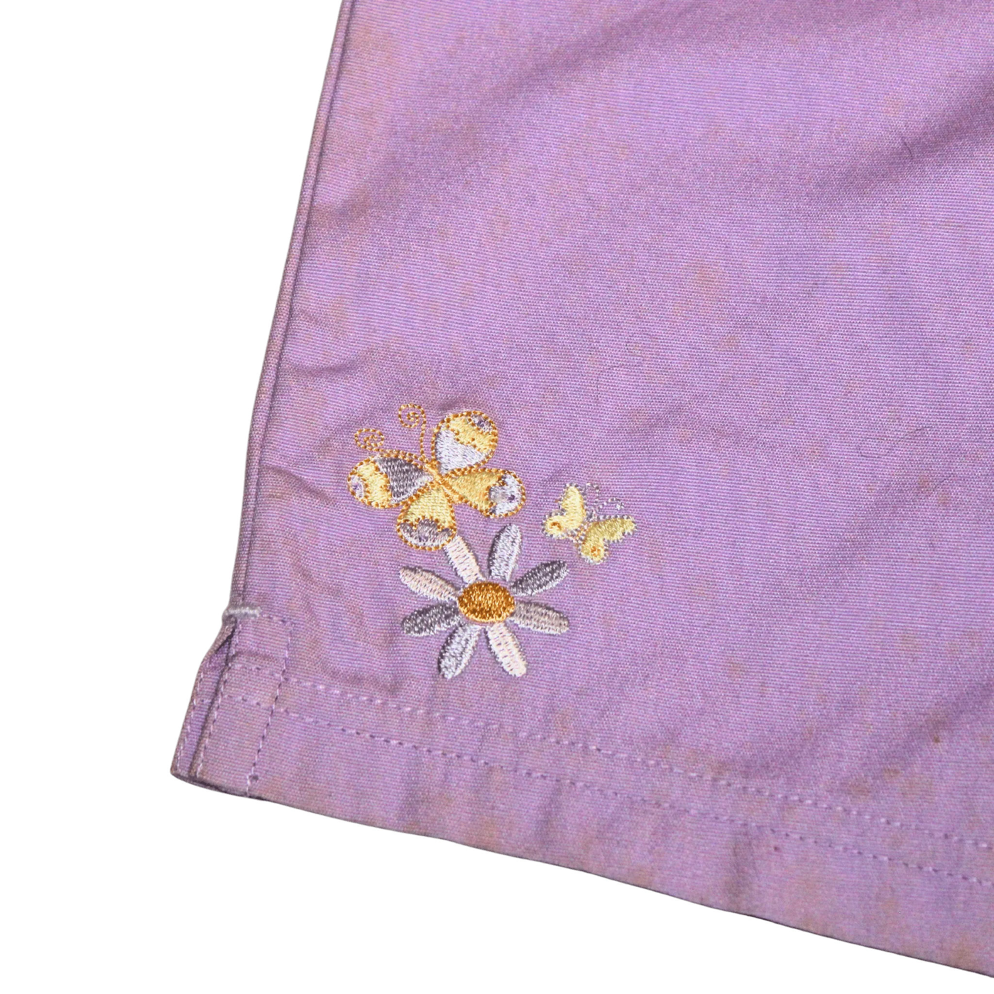 Floral cropped trousers