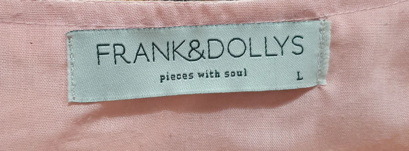 Frank and Dolly's unique print dress size L