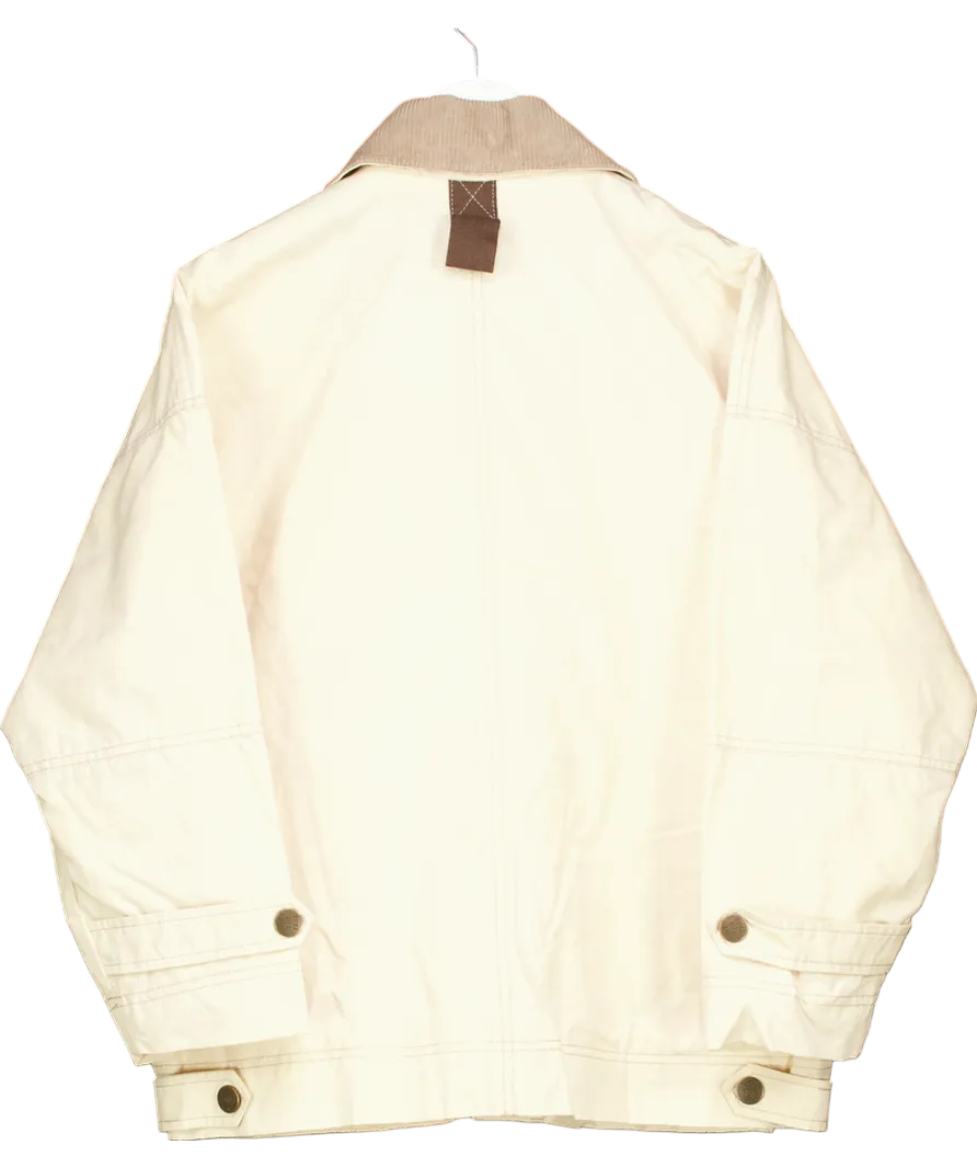 Free people Beige We The Free Suzy Wax barn Jacket UK XS