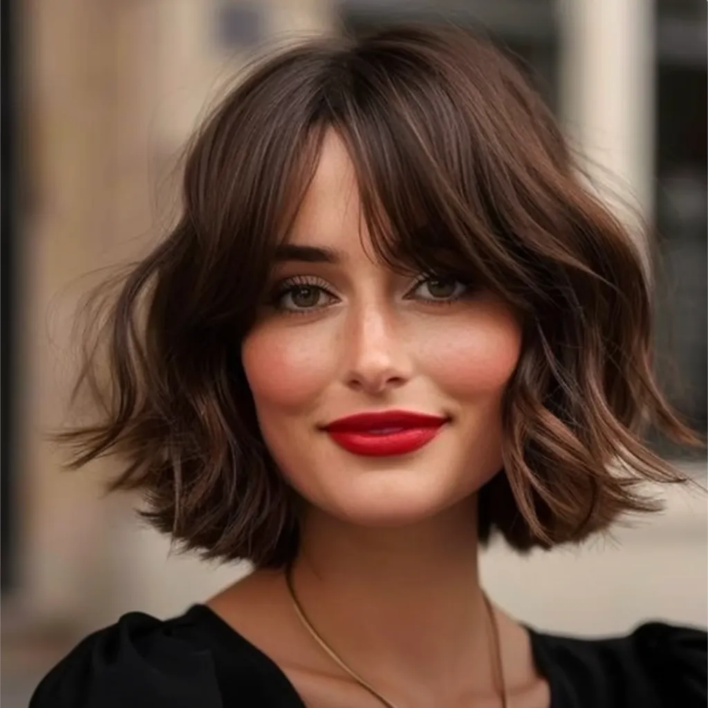 French Bob | Lace Front Heat Friendly Synthetic Wig | 8" Inch | Invisible Layer Collection