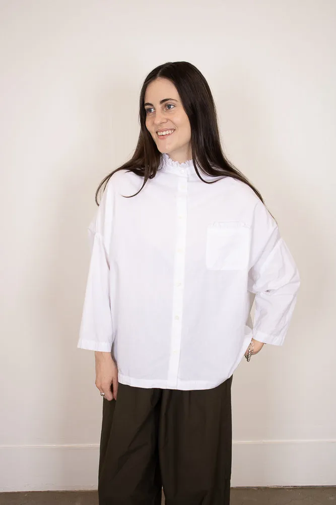Gallego Desportes Shirt with Flounce Pocket