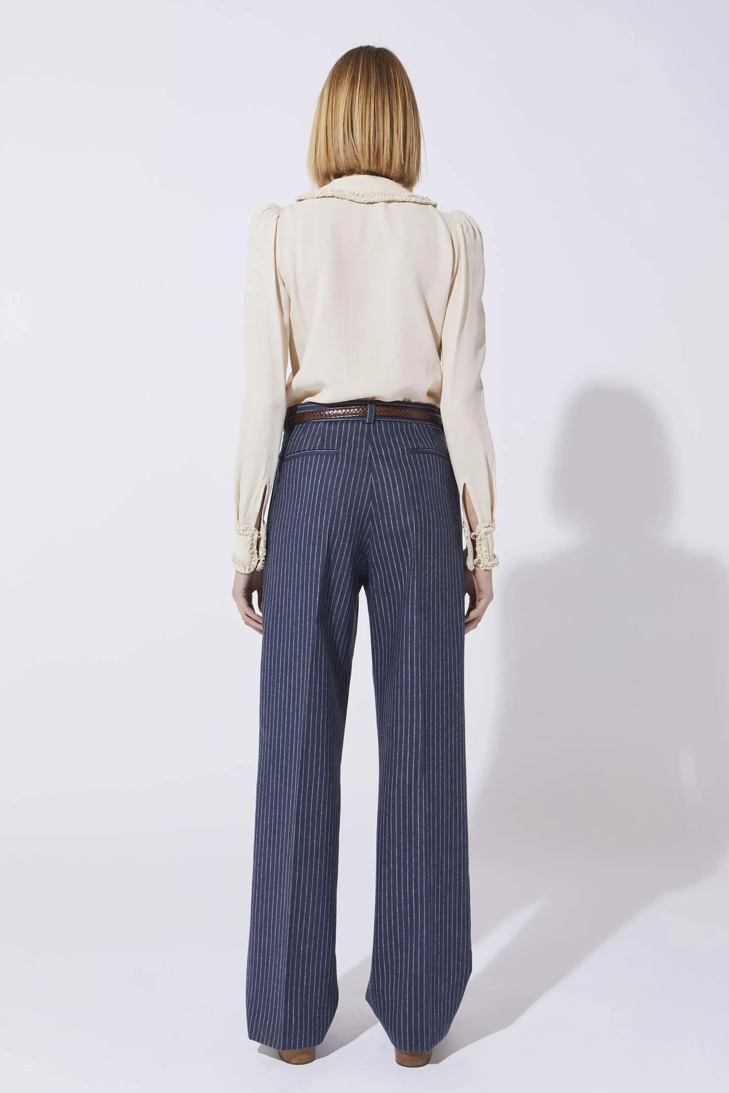 GIN CHAMPAGNE SILK BLOUSE