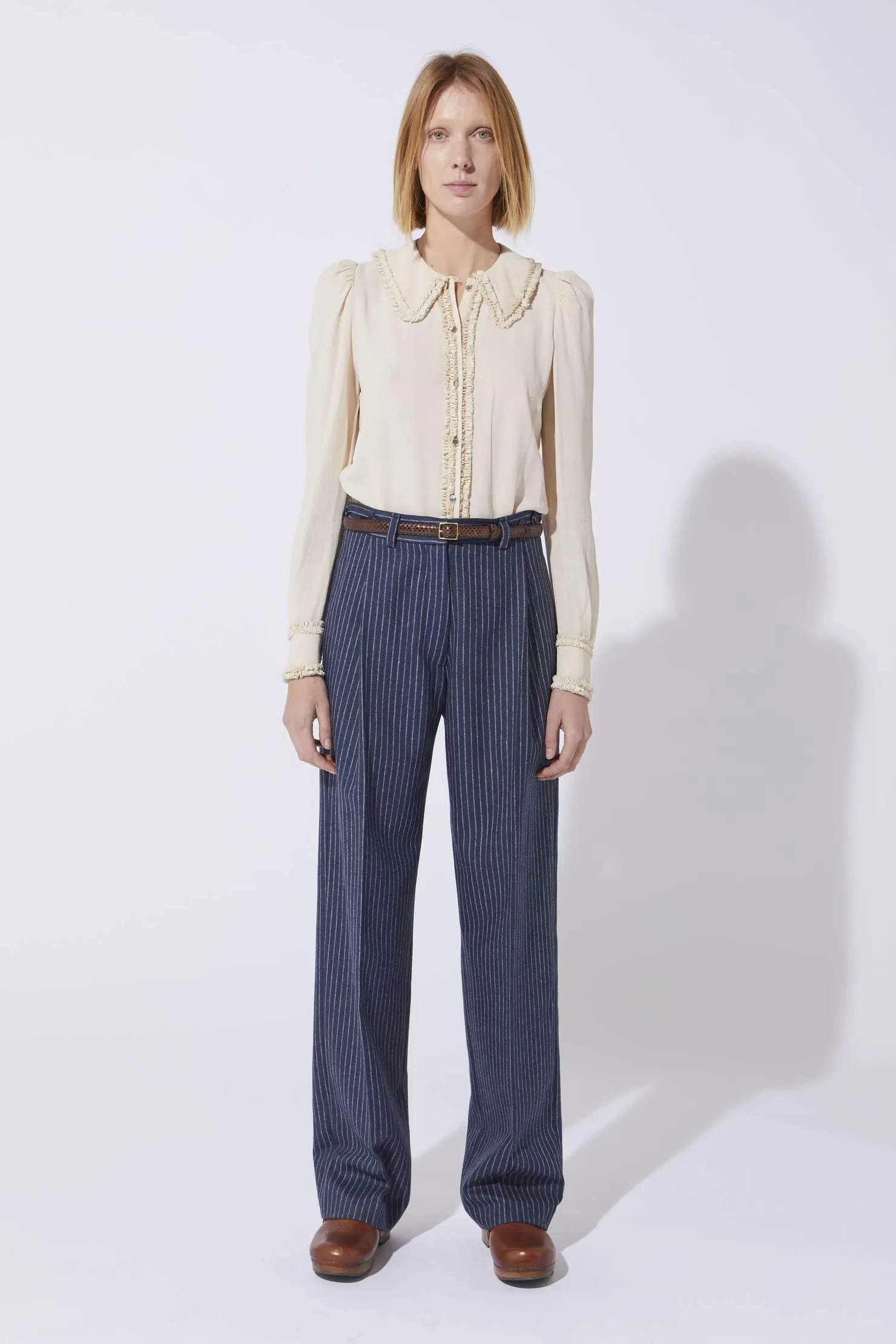 GIN CHAMPAGNE SILK BLOUSE