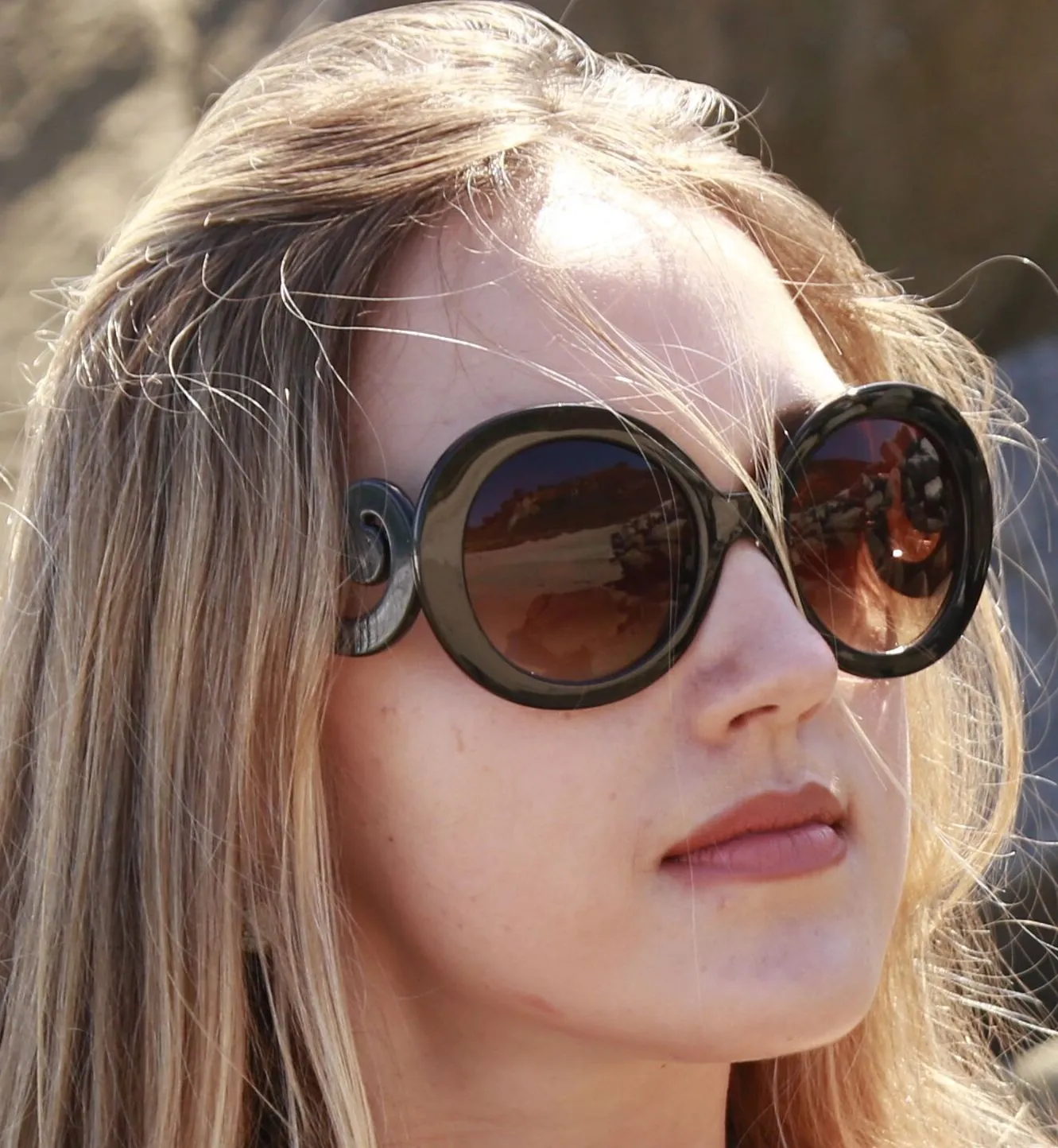 Go For Baroque Round Sunglasses